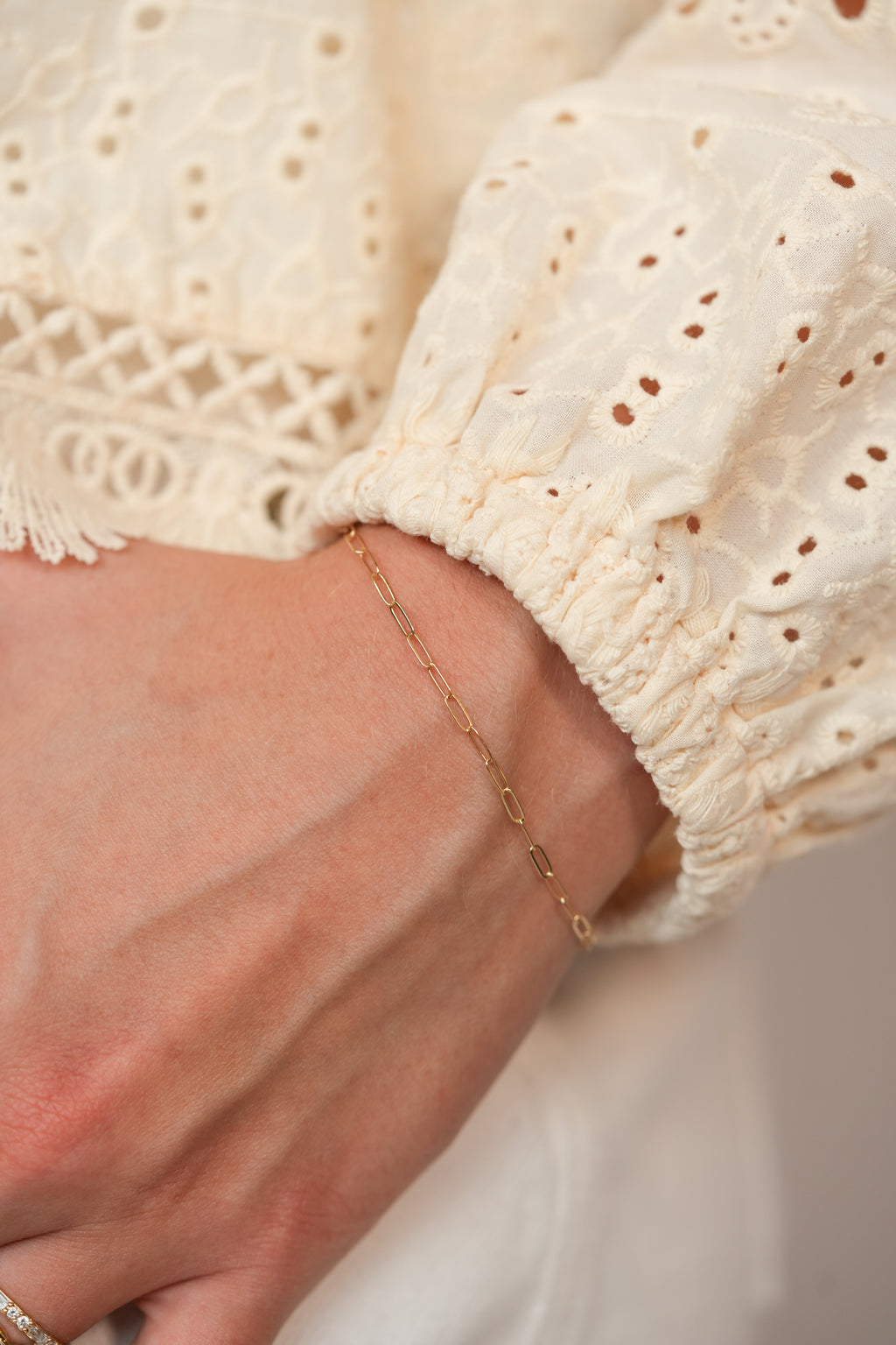 The Cable Chain Bracelet - 14K Solid Yellow Gold