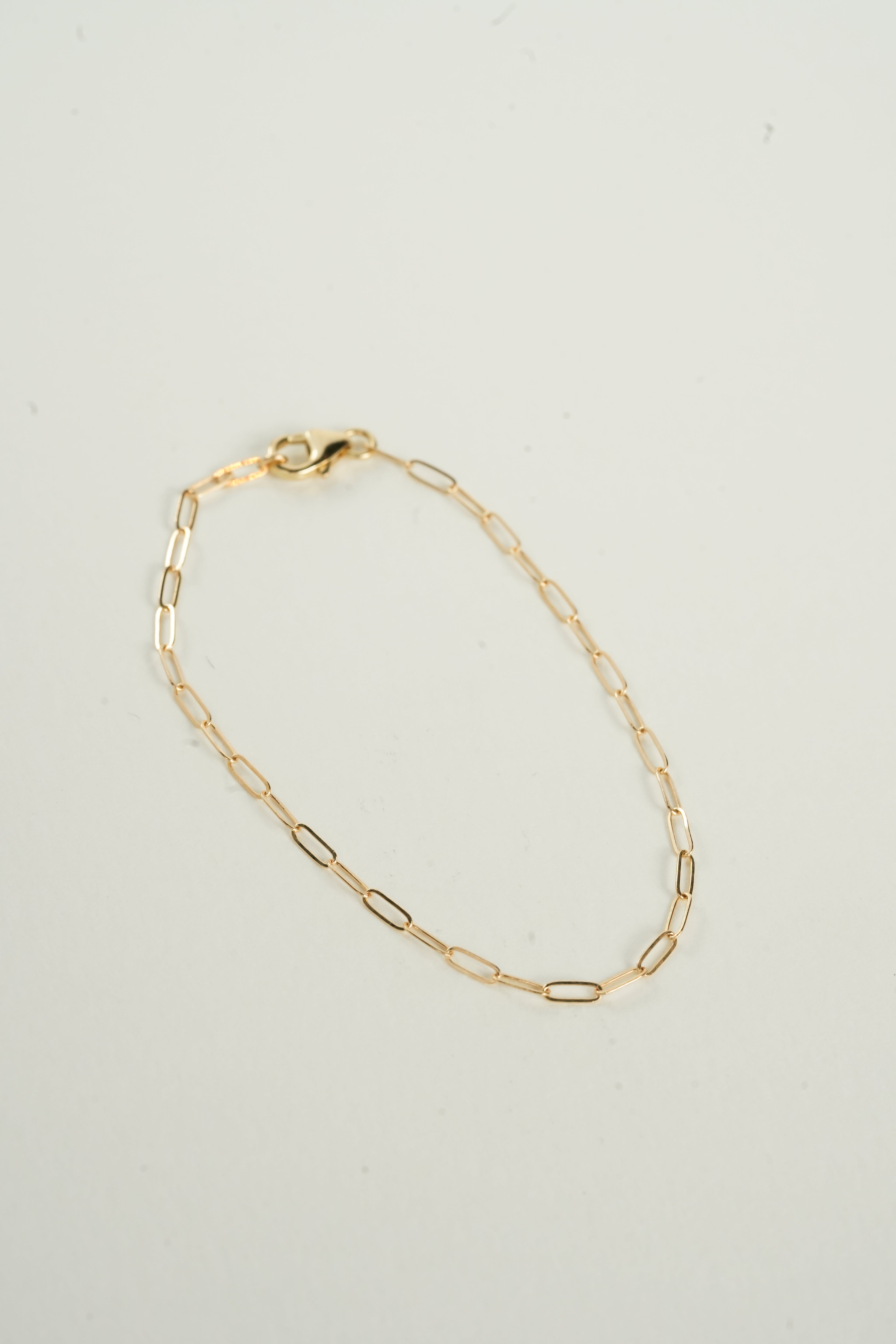 The Cable Chain Bracelet - 14K Solid Yellow Gold