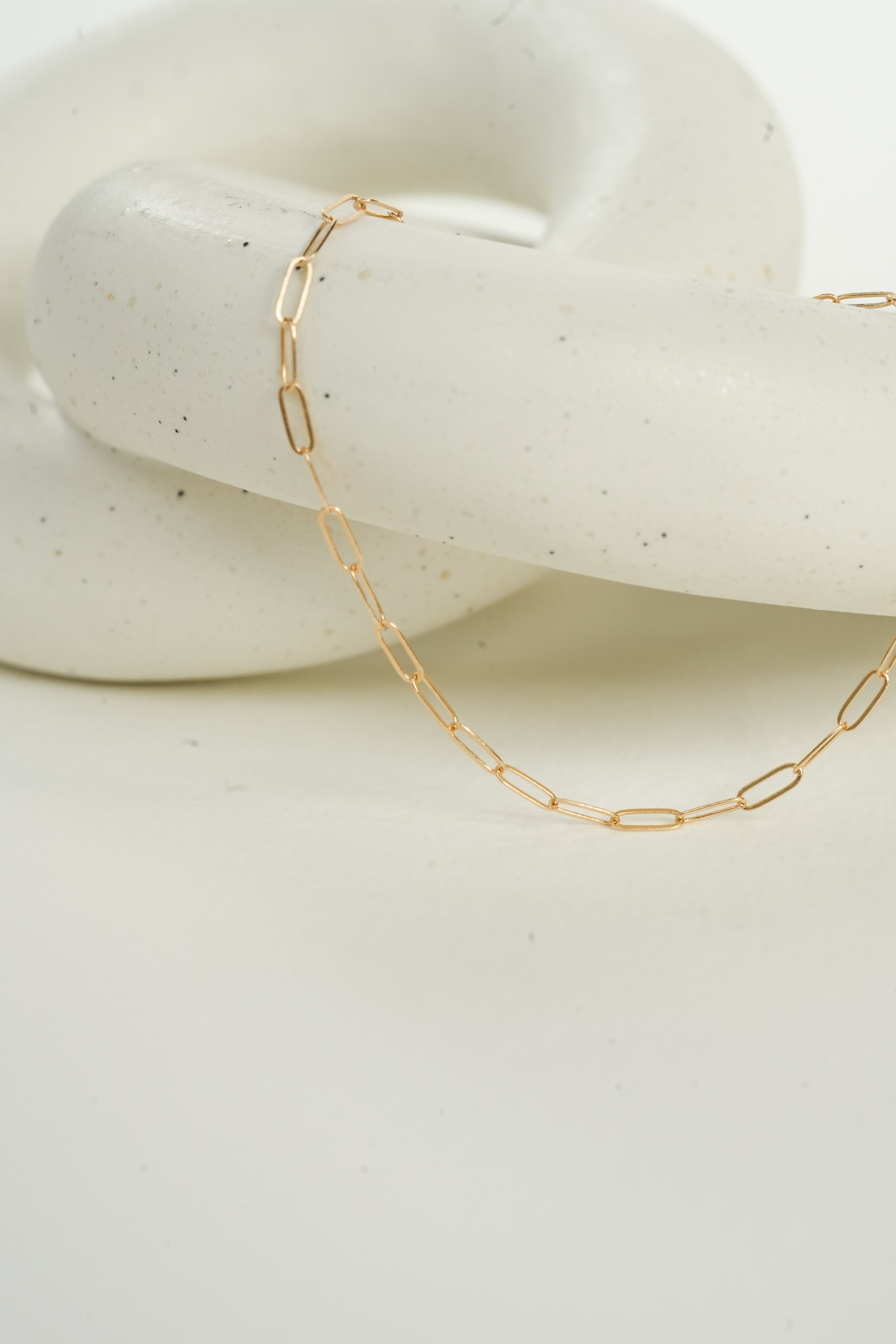 The Cable Chain Bracelet - 14K Solid Yellow Gold
