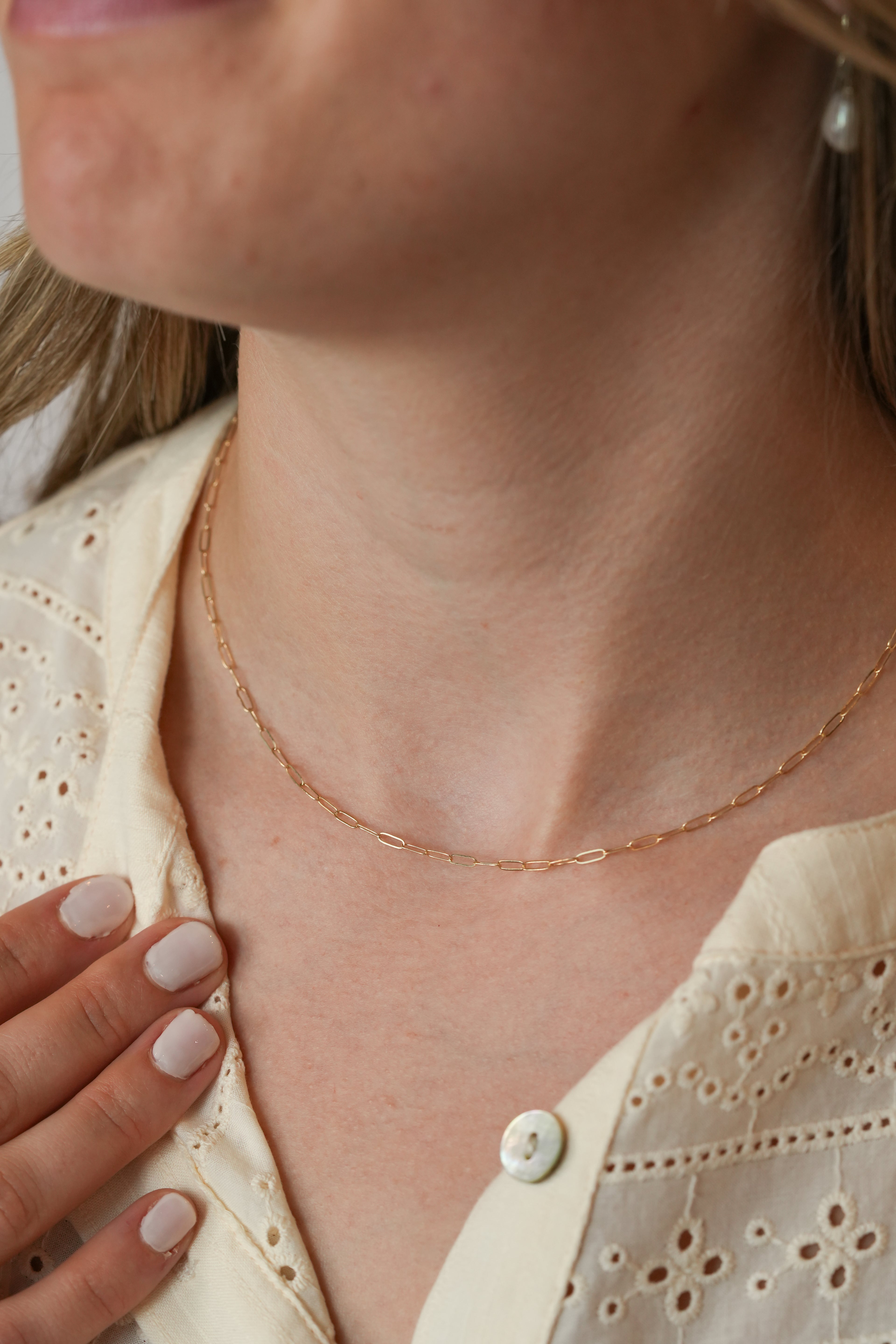 The Cable Chain Necklace - 14K Solid Yellow Gold