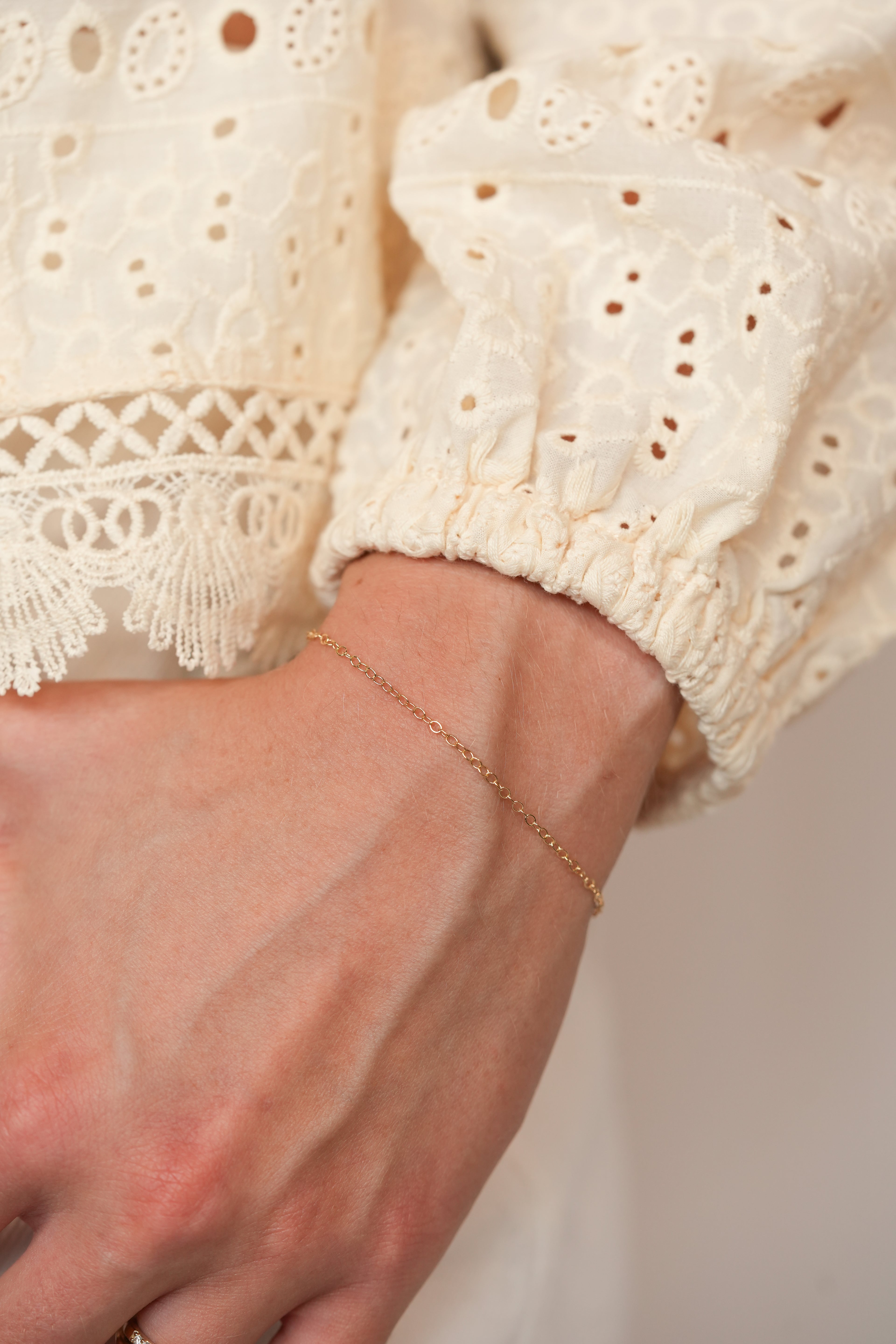 The Dainty Bracelet - 14K Solid Yellow Gold