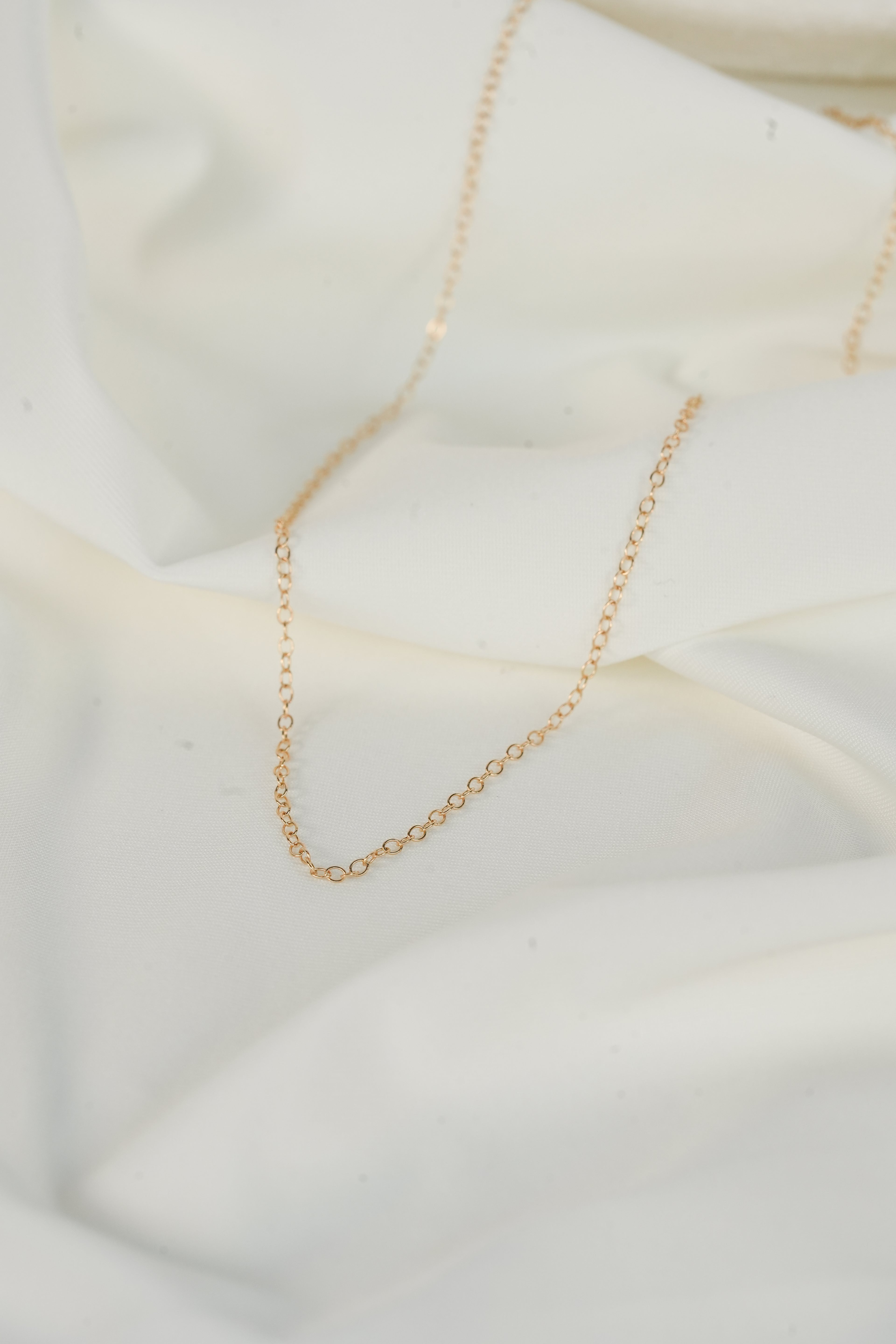 The Dainty Necklace - 14K Solid Yellow Gold
