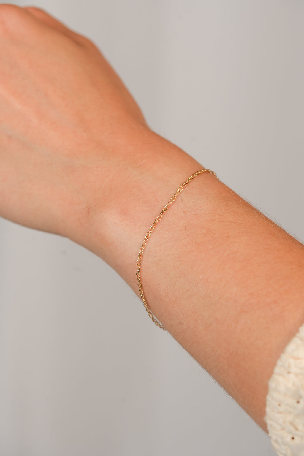 The Double Rope Bracelet - 14K Solid Yellow Gold