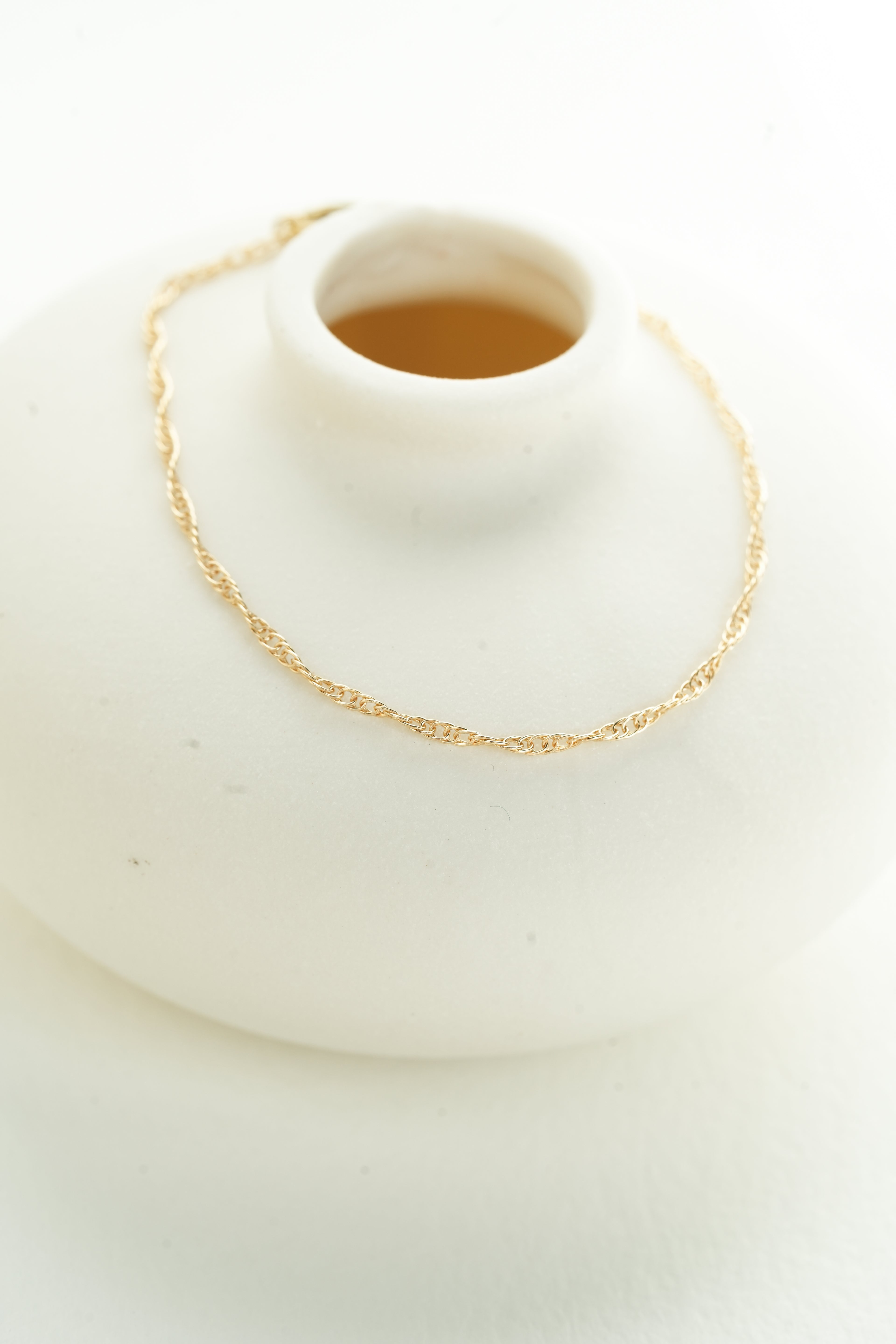 The Double Rope Bracelet - 14K Solid Yellow Gold