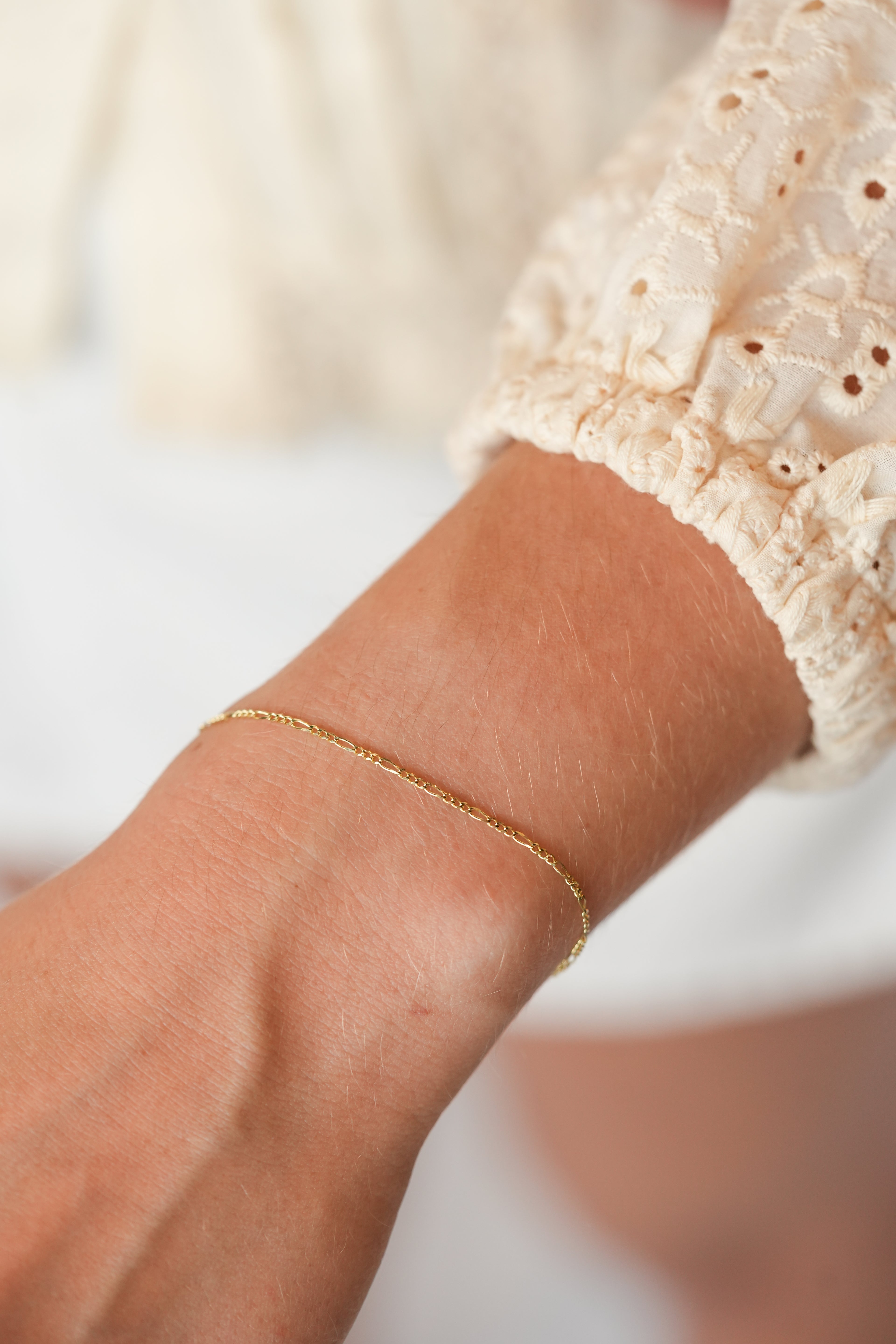 The Figaro Bracelet - 14K Solid Yellow Gold