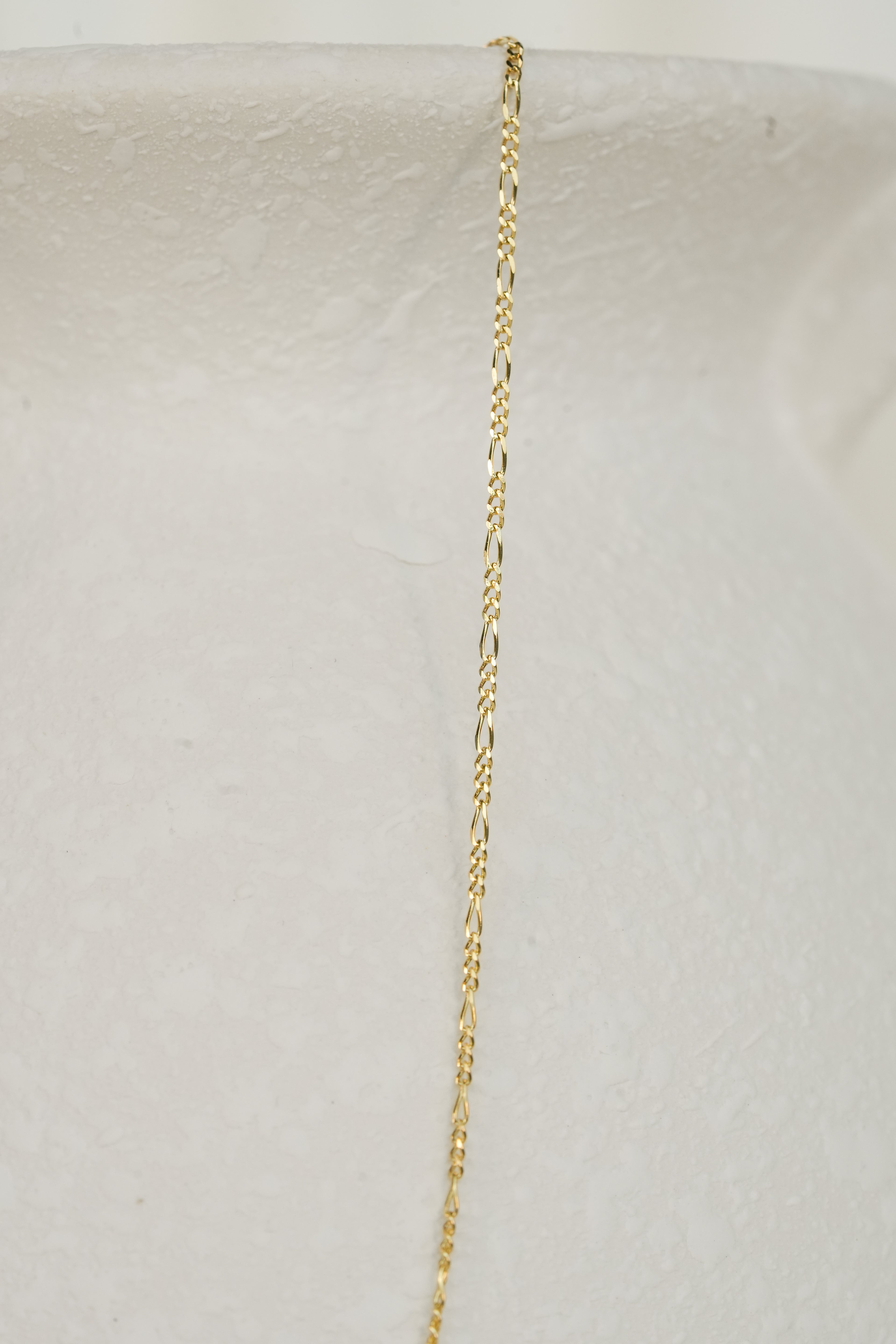 The Figaro Necklace - 14K Solid Yellow Gold