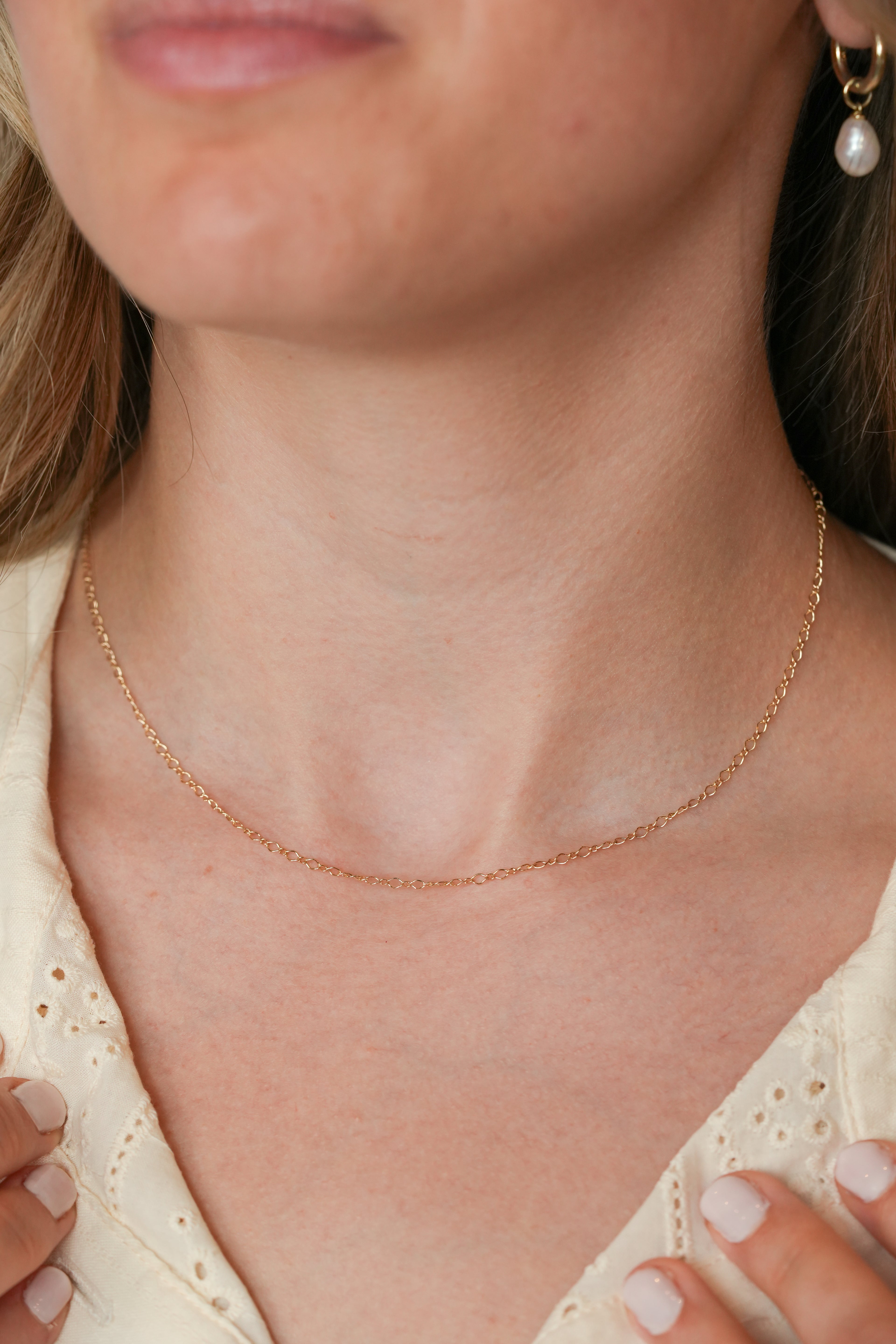 The Long & Short Necklace - 14K Solid Yellow Gold