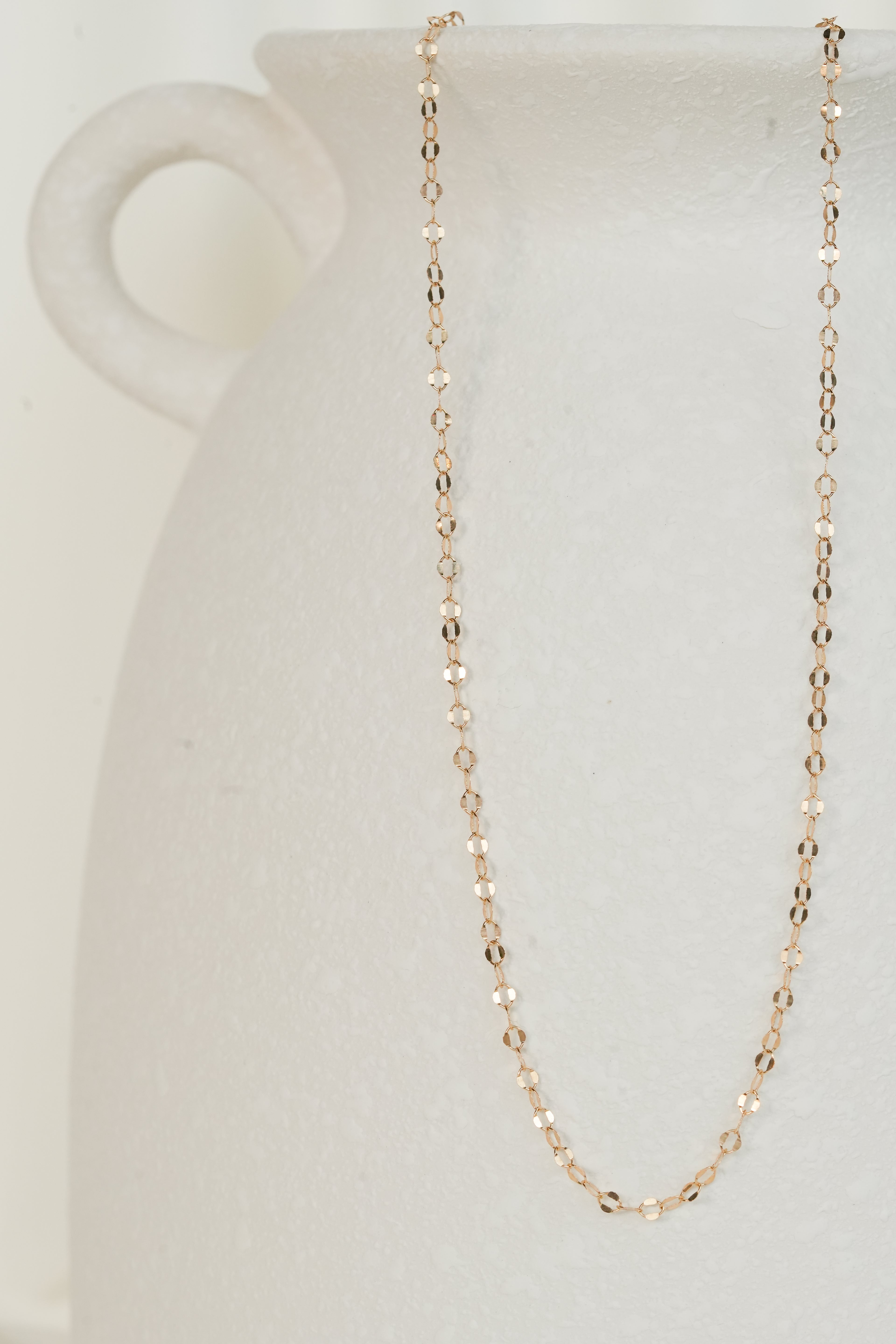 The Shimmer Necklace - 14K Solid Yellow Gold