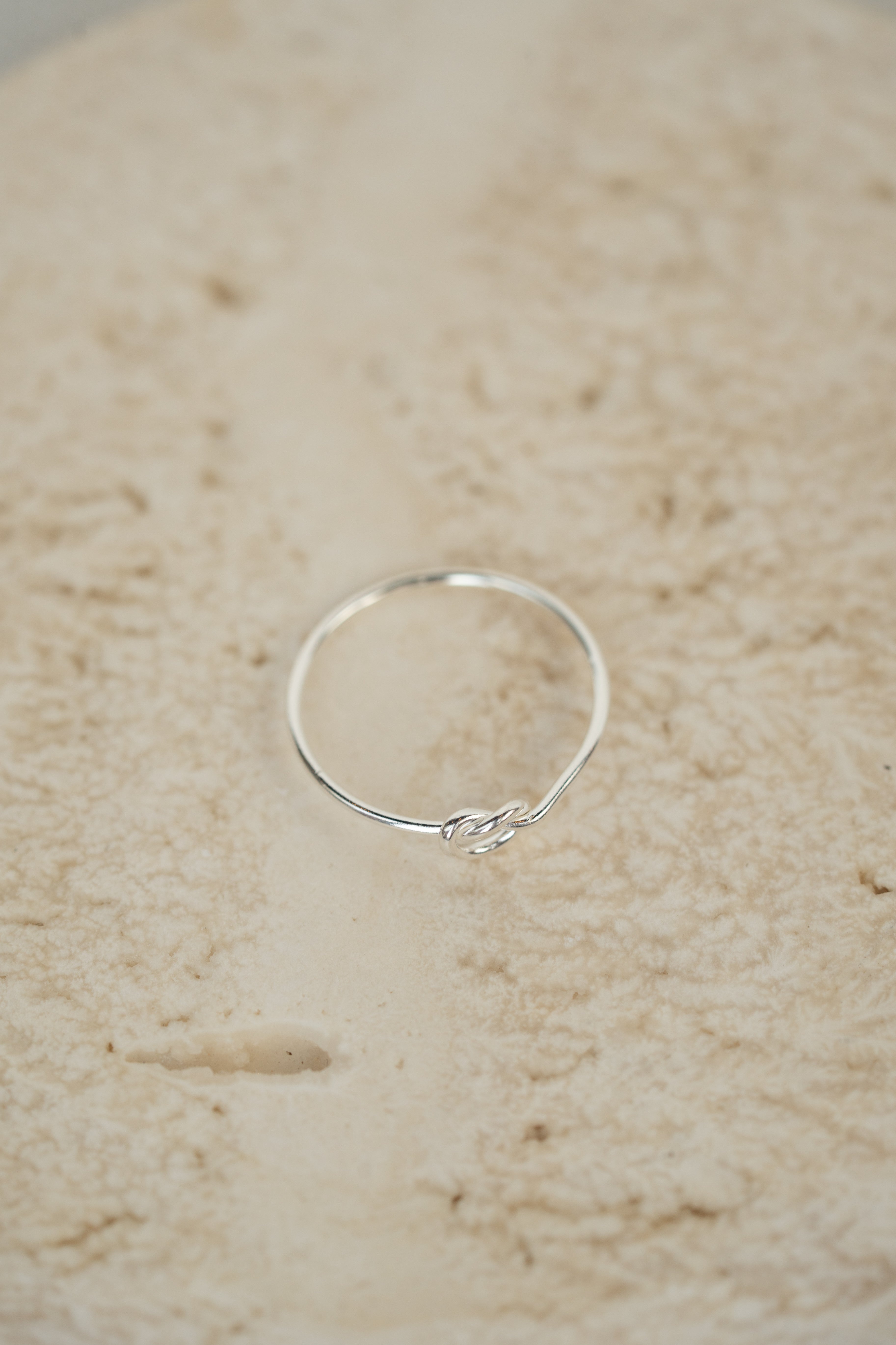 Double Love Knot Ring - Sterling Silver