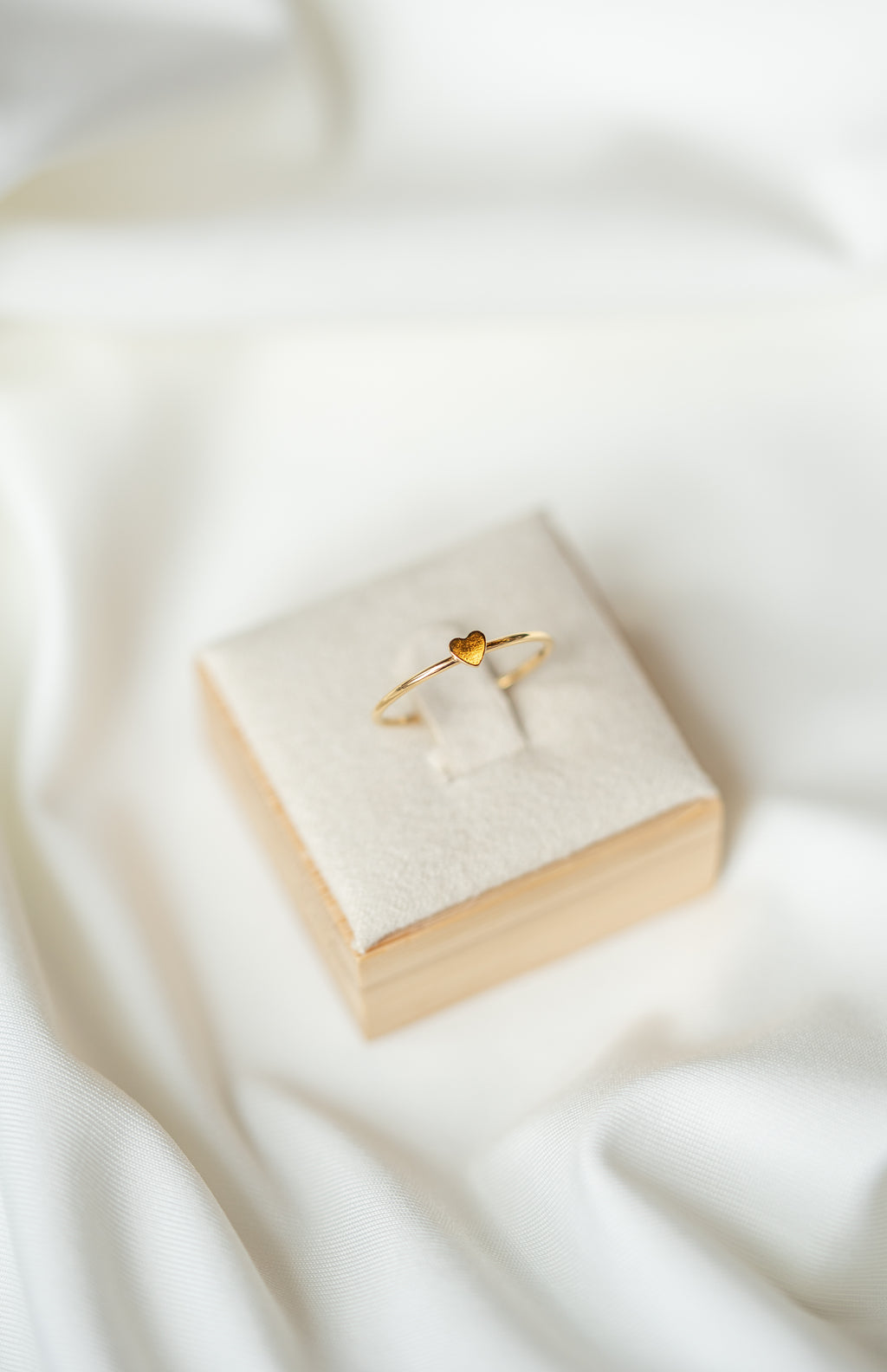 Heart Accent Ring - 14K Gold Filled
