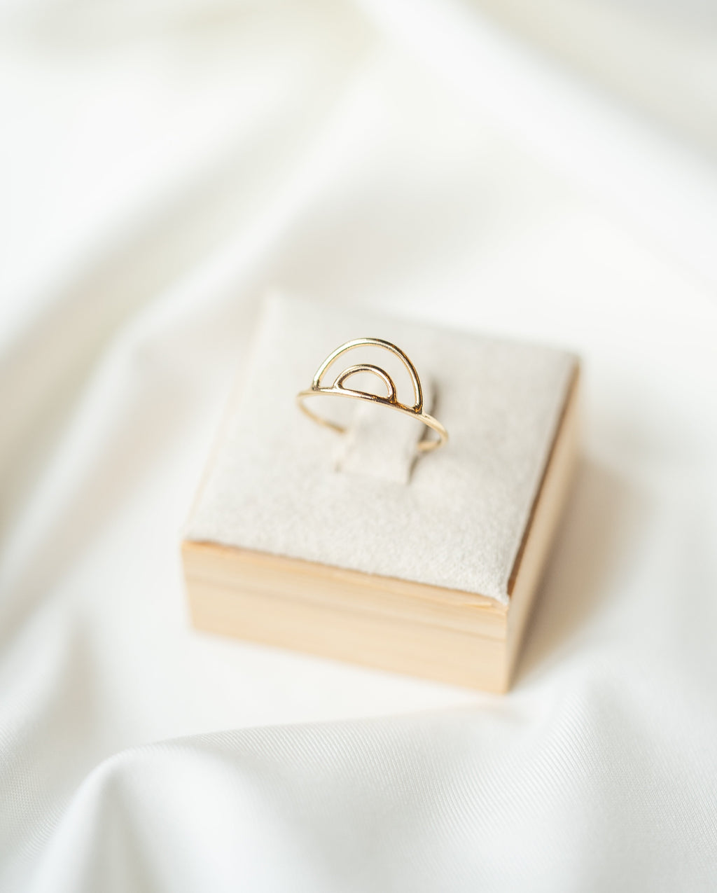 Double Arch Ring - 14K Gold Filled