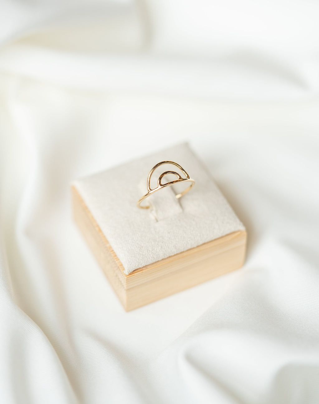 Double Arch Ring - 14K Gold Filled