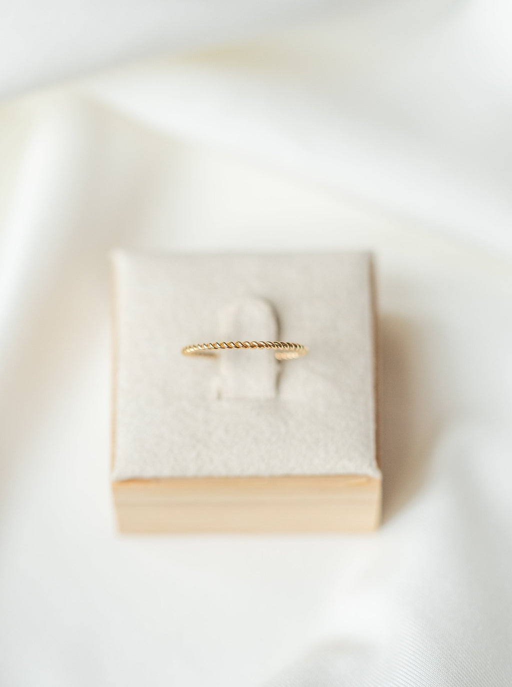 Twist Wire Stackable Ring - 14K Gold Filled