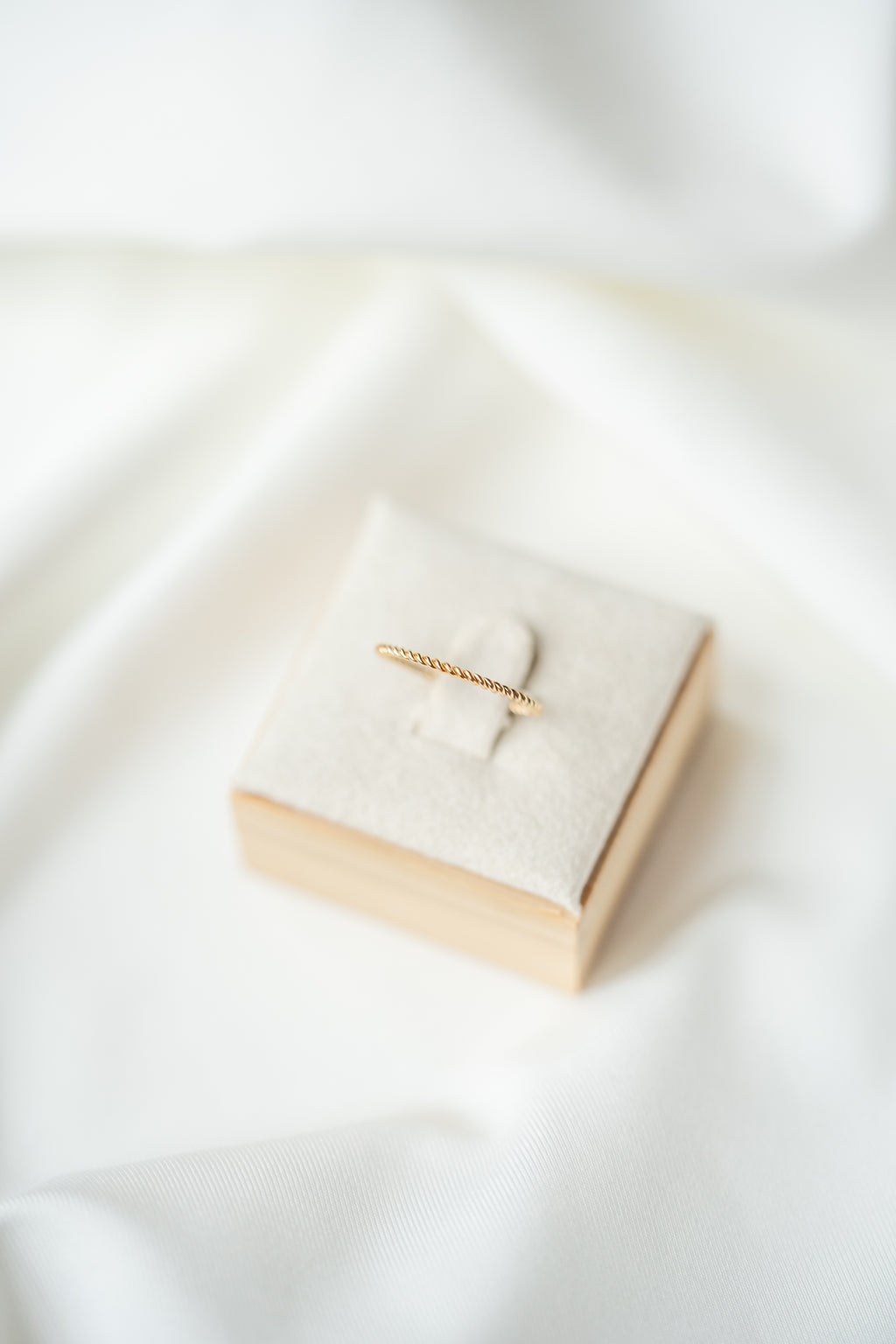 Twist Wire Stackable Ring - 14K Gold Filled
