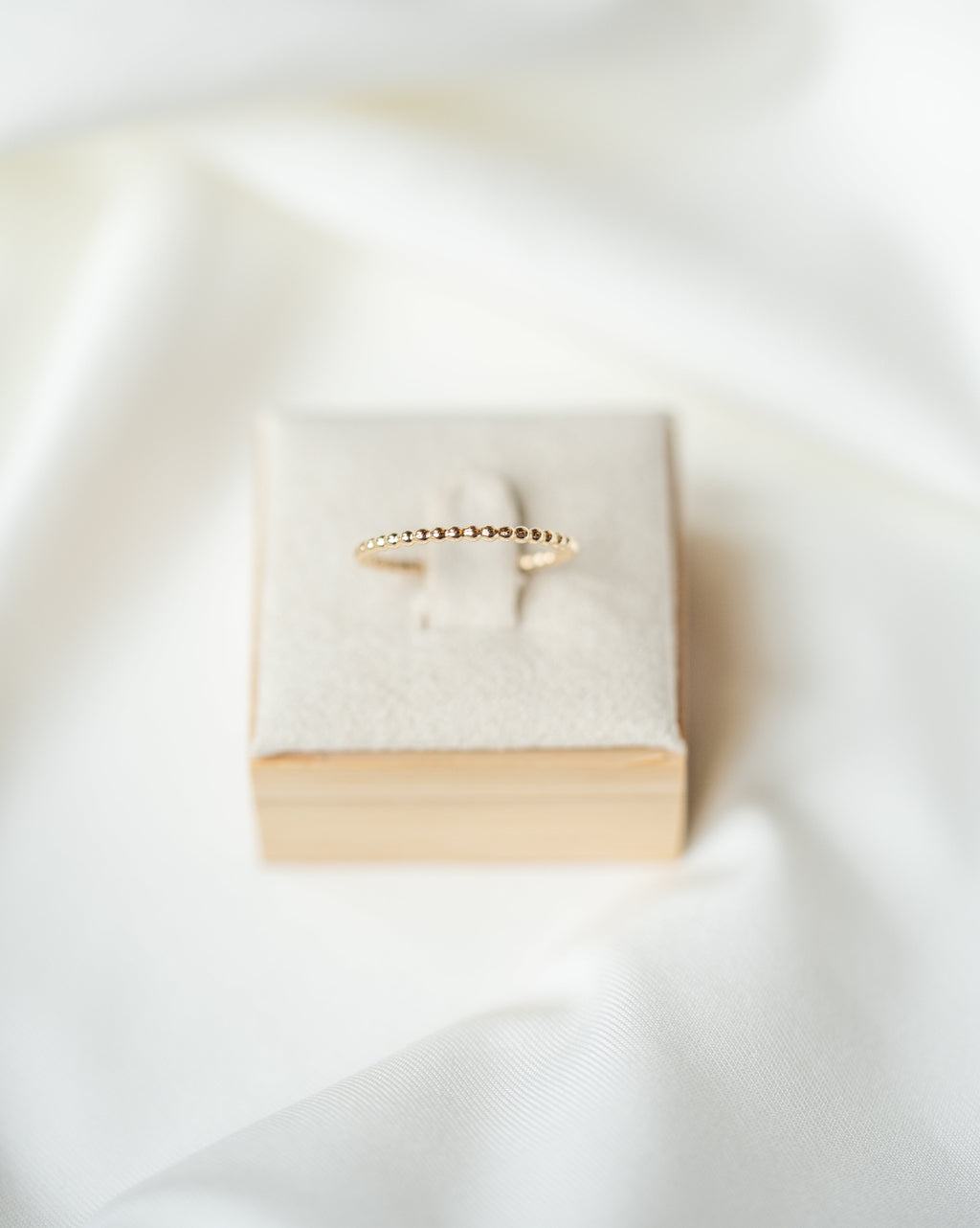 Thin Beaded Ring