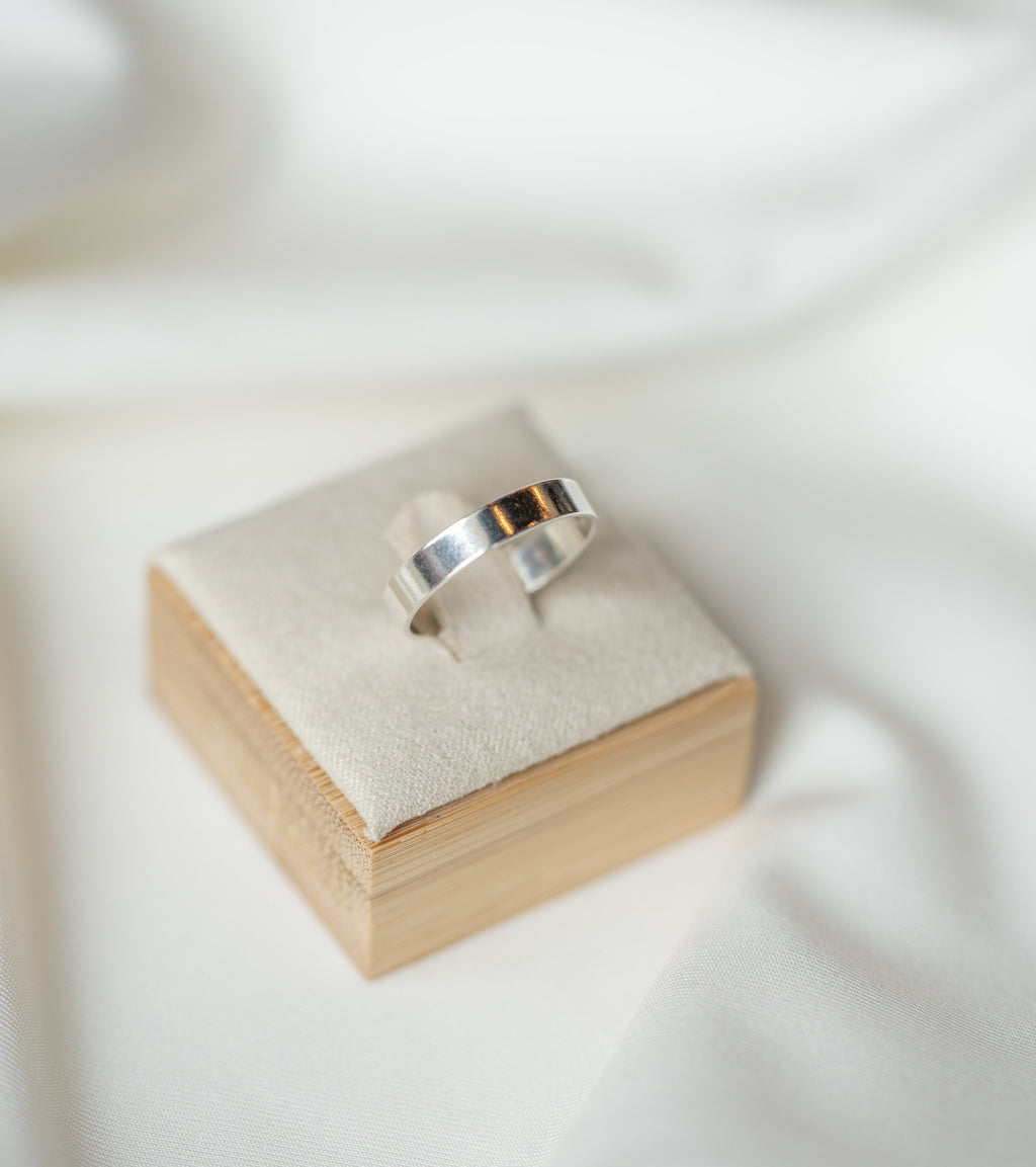 Flat Band - Sterling Silver
