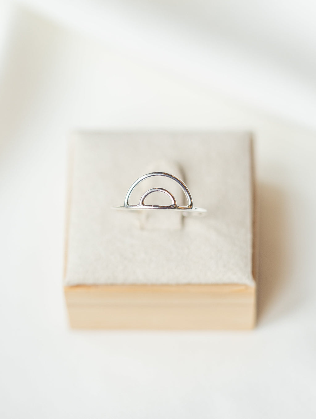 Double Arch Ring - Sterling Silver