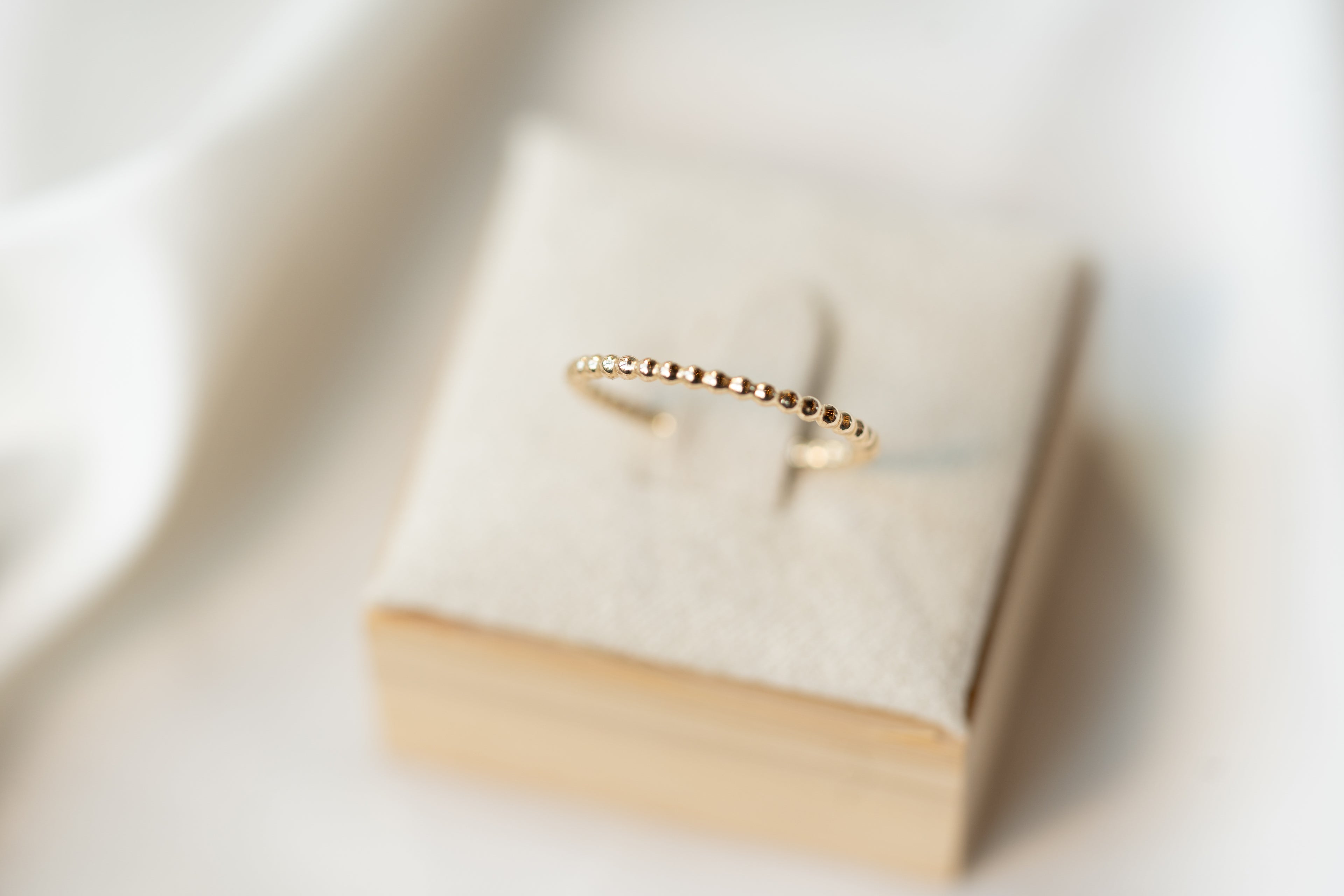 Thin Beaded Ring