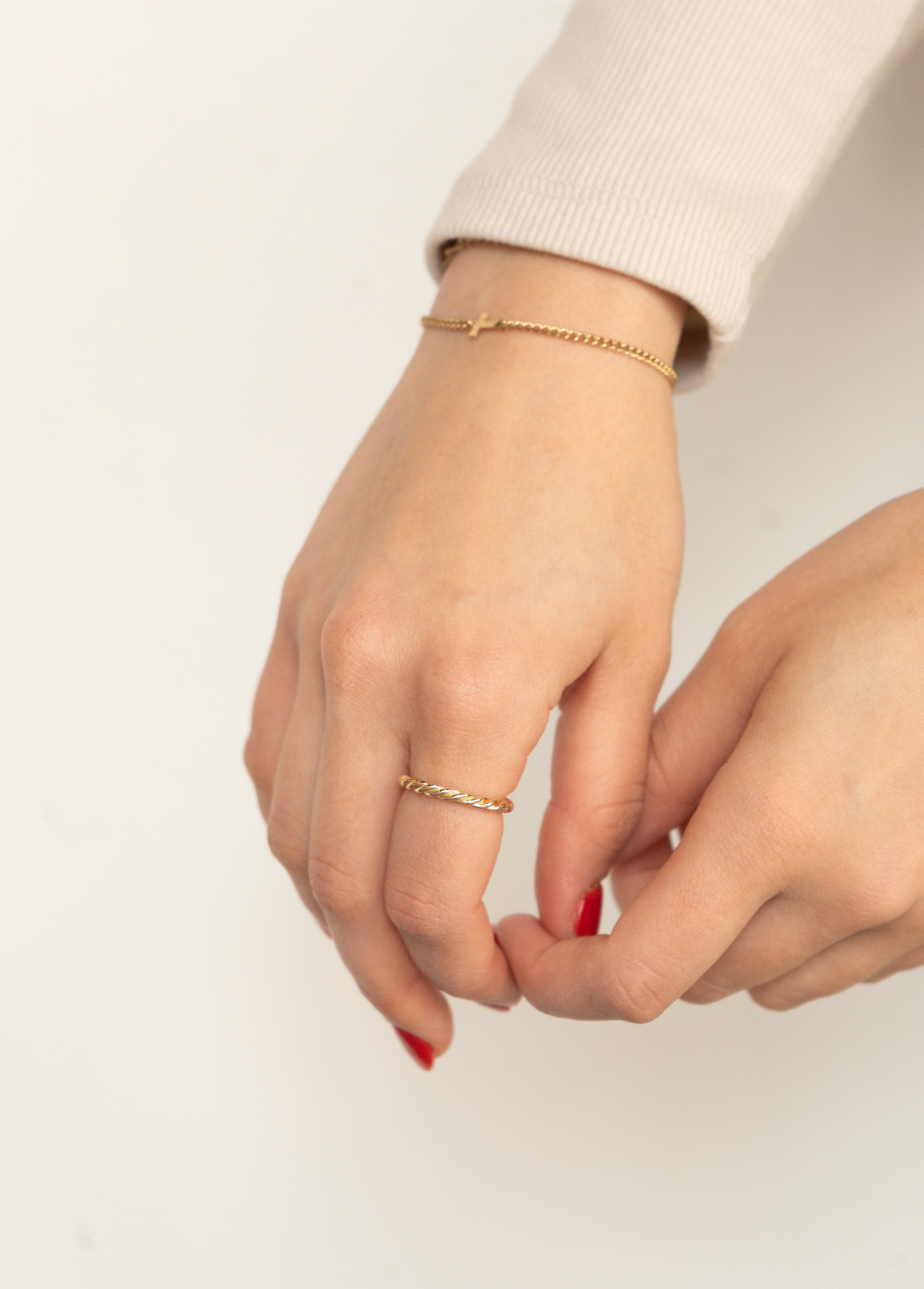 Thick Twisted Ring