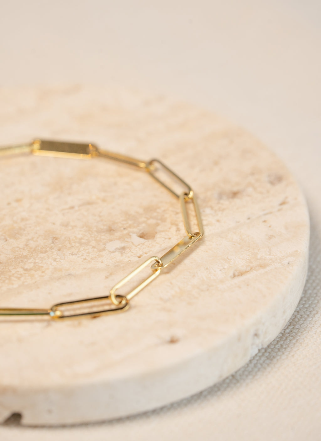 Cable and Bar Link Bracelet