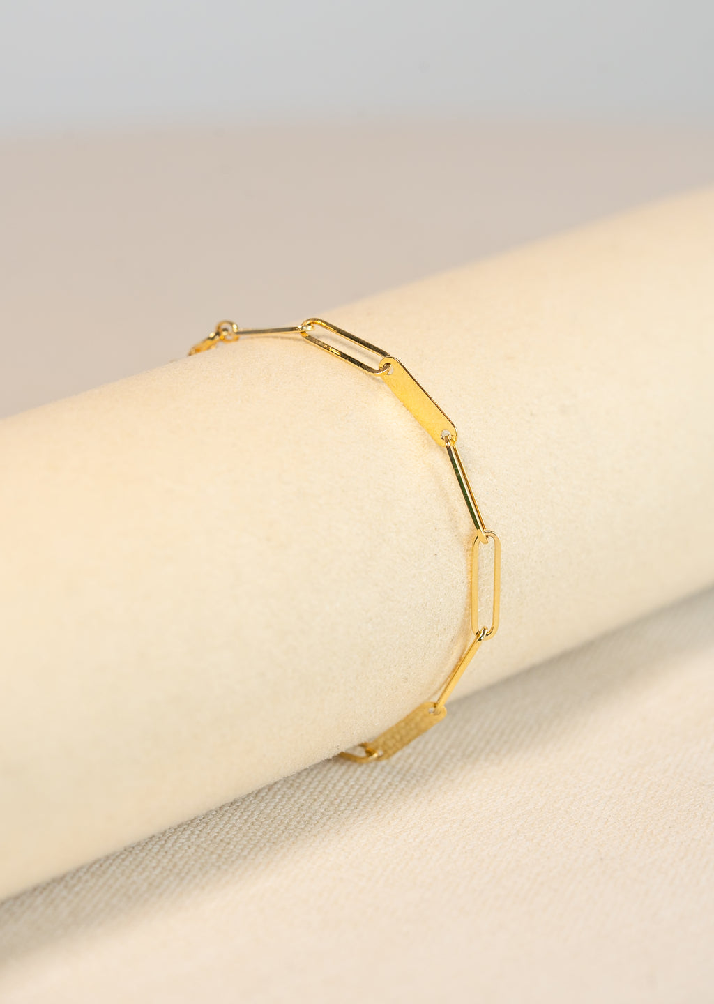 Cable and Bar Link Bracelet