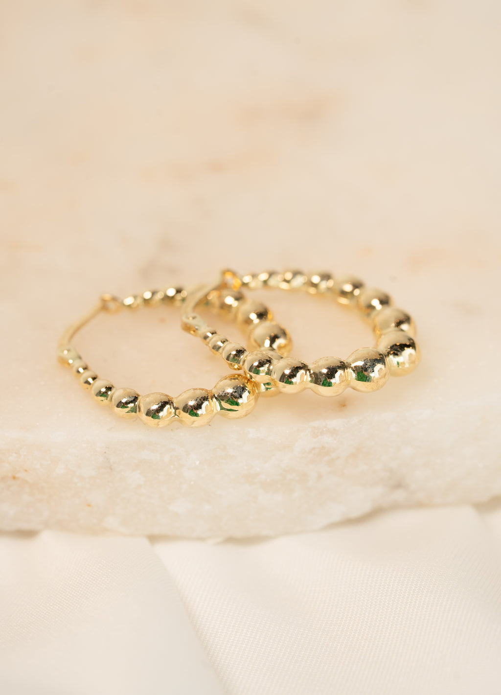 Puff Beaded Earrings