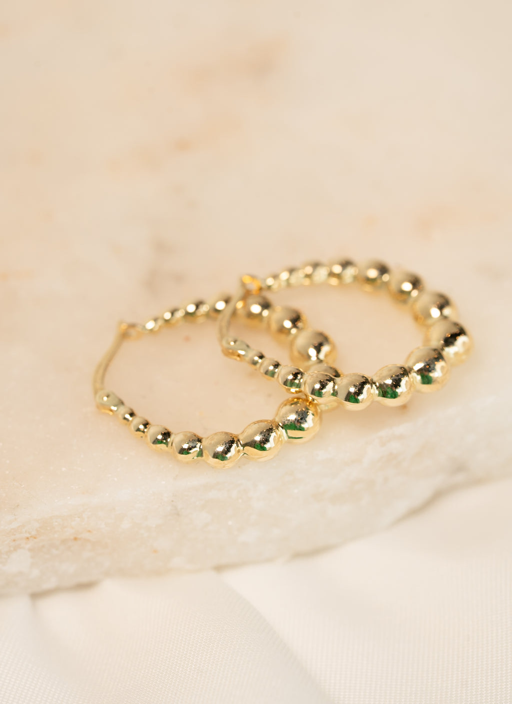 Puff Beaded Earrings