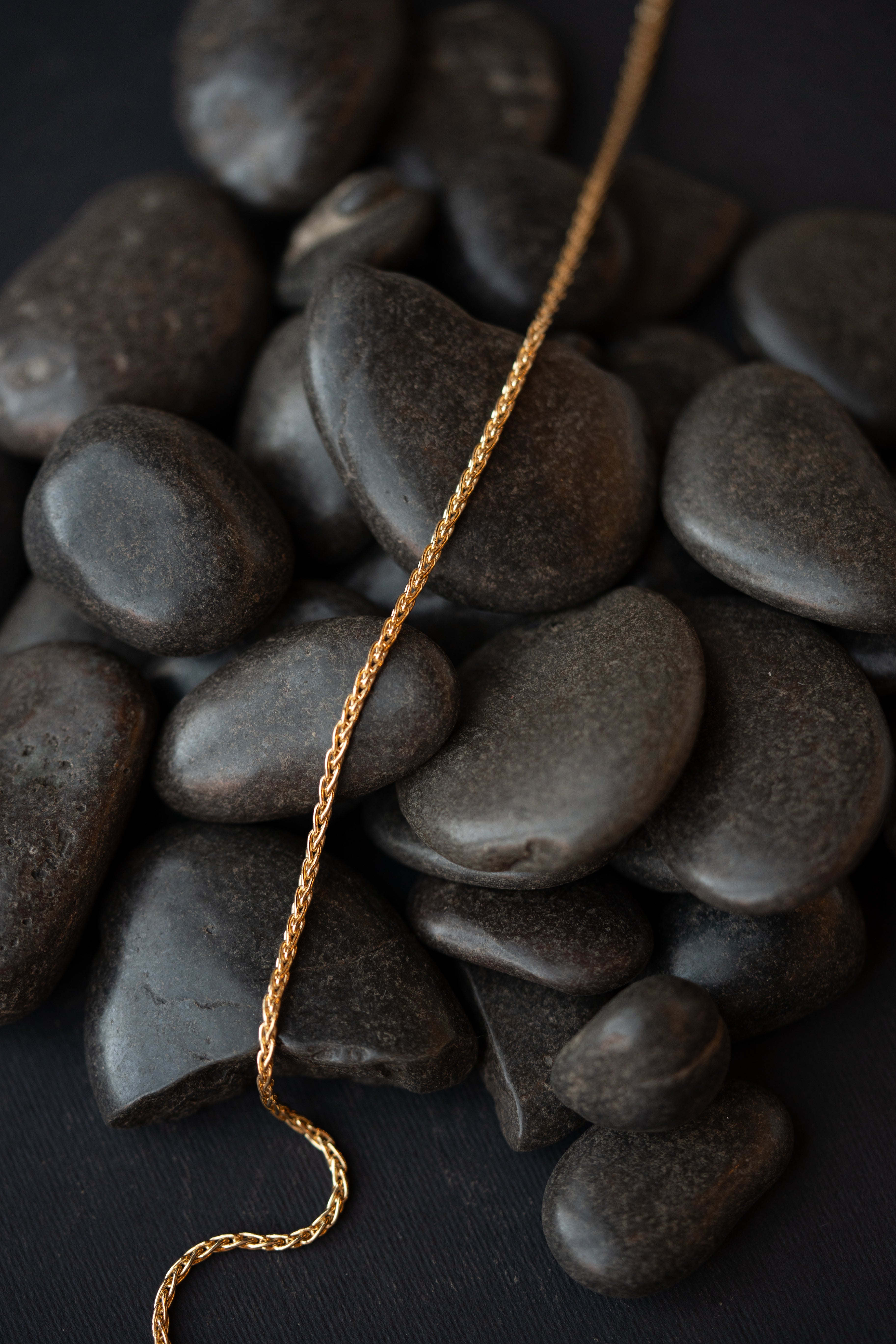 Men's Gold Wheat Bracelet