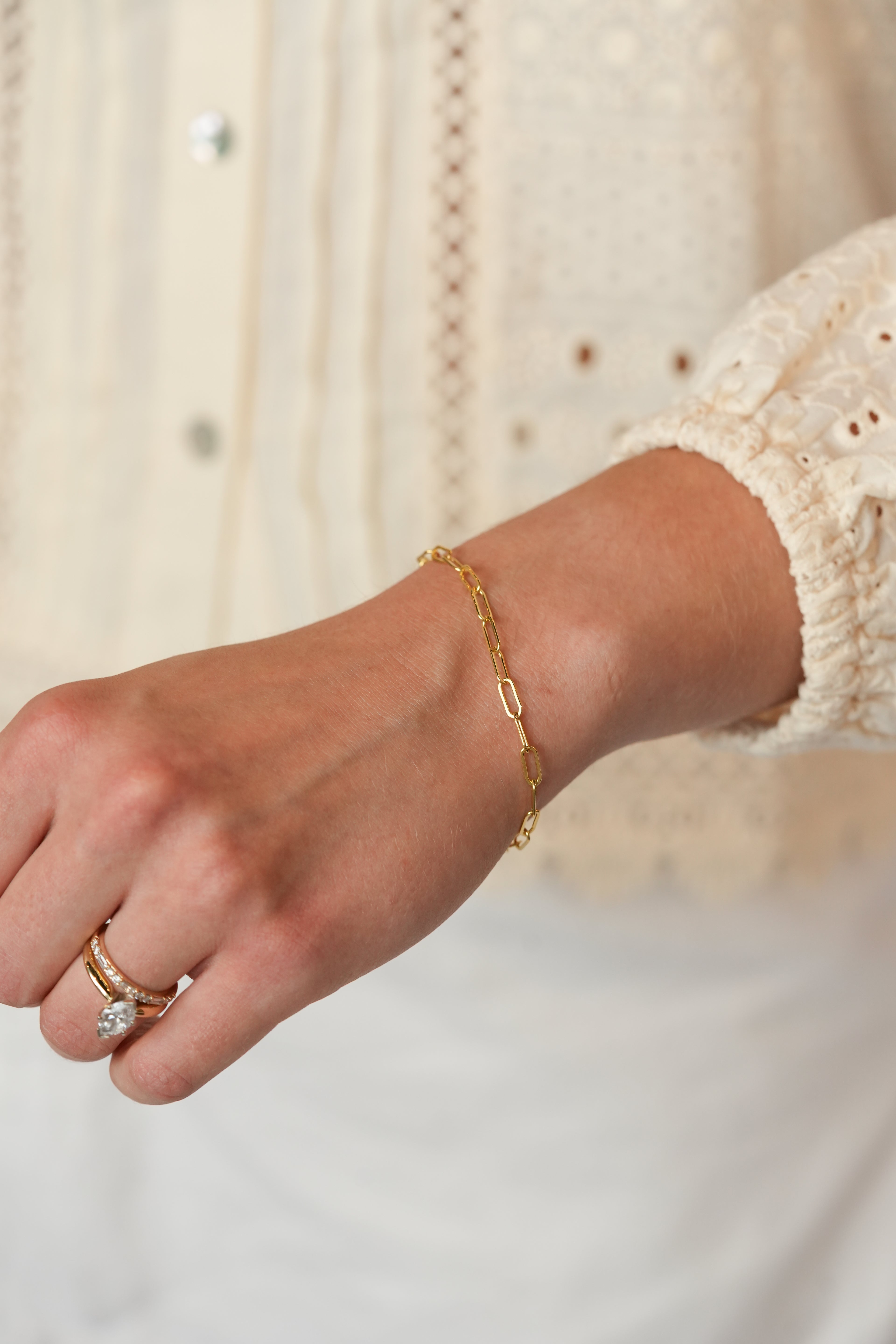 The Thick Cable Bracelet - 14K Gold Filled