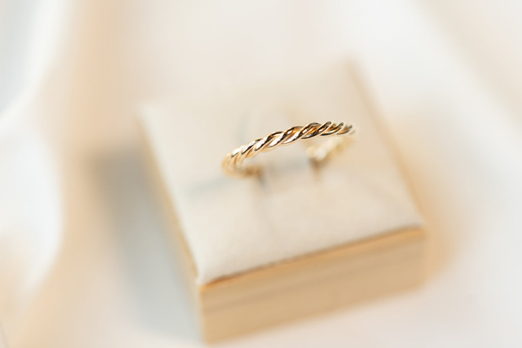 Thick Twisted Ring