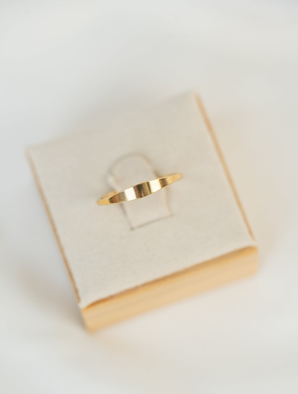 Thin Signet Ring - 14K Gold Filled