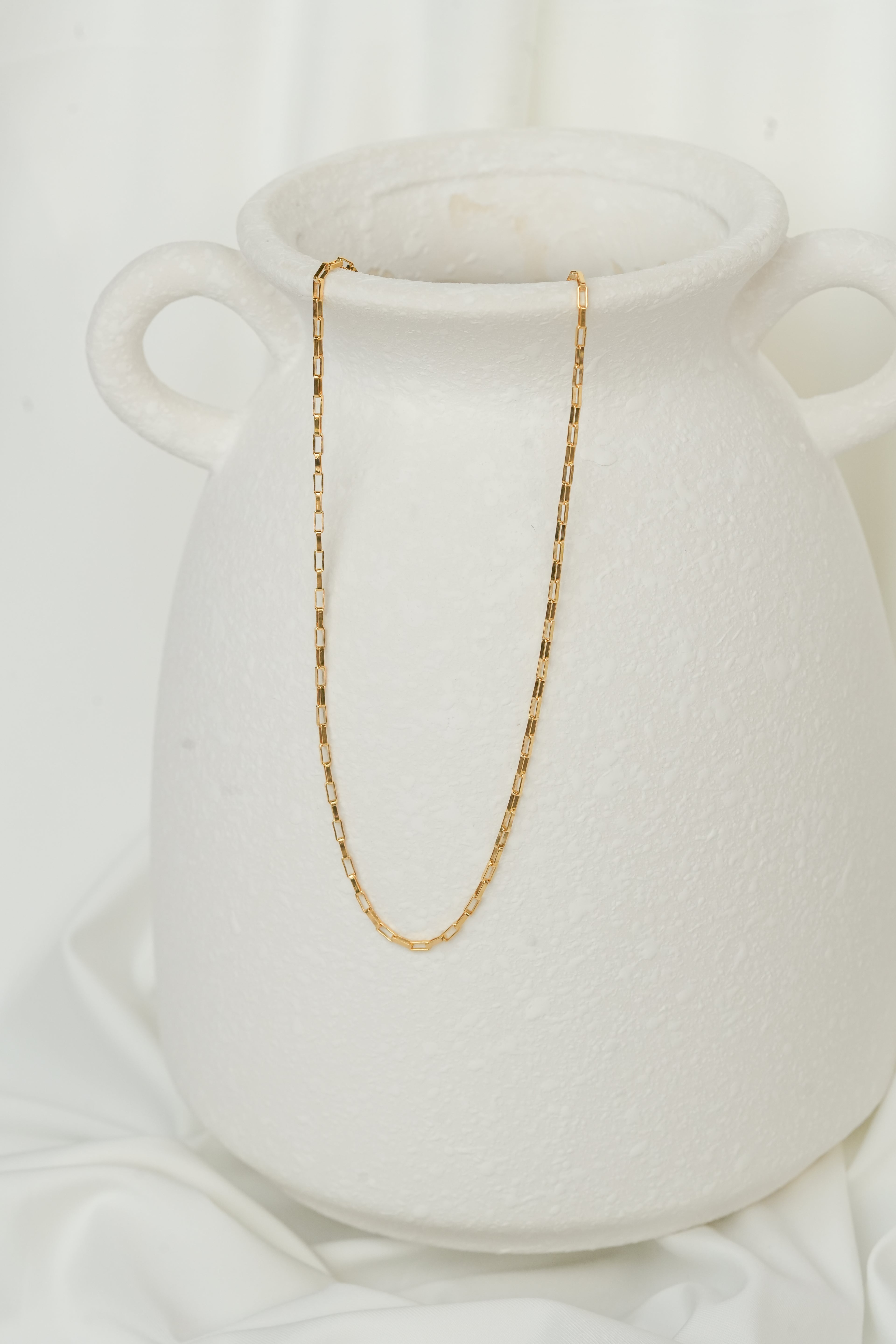 The Block Necklace - 14K Gold Filled