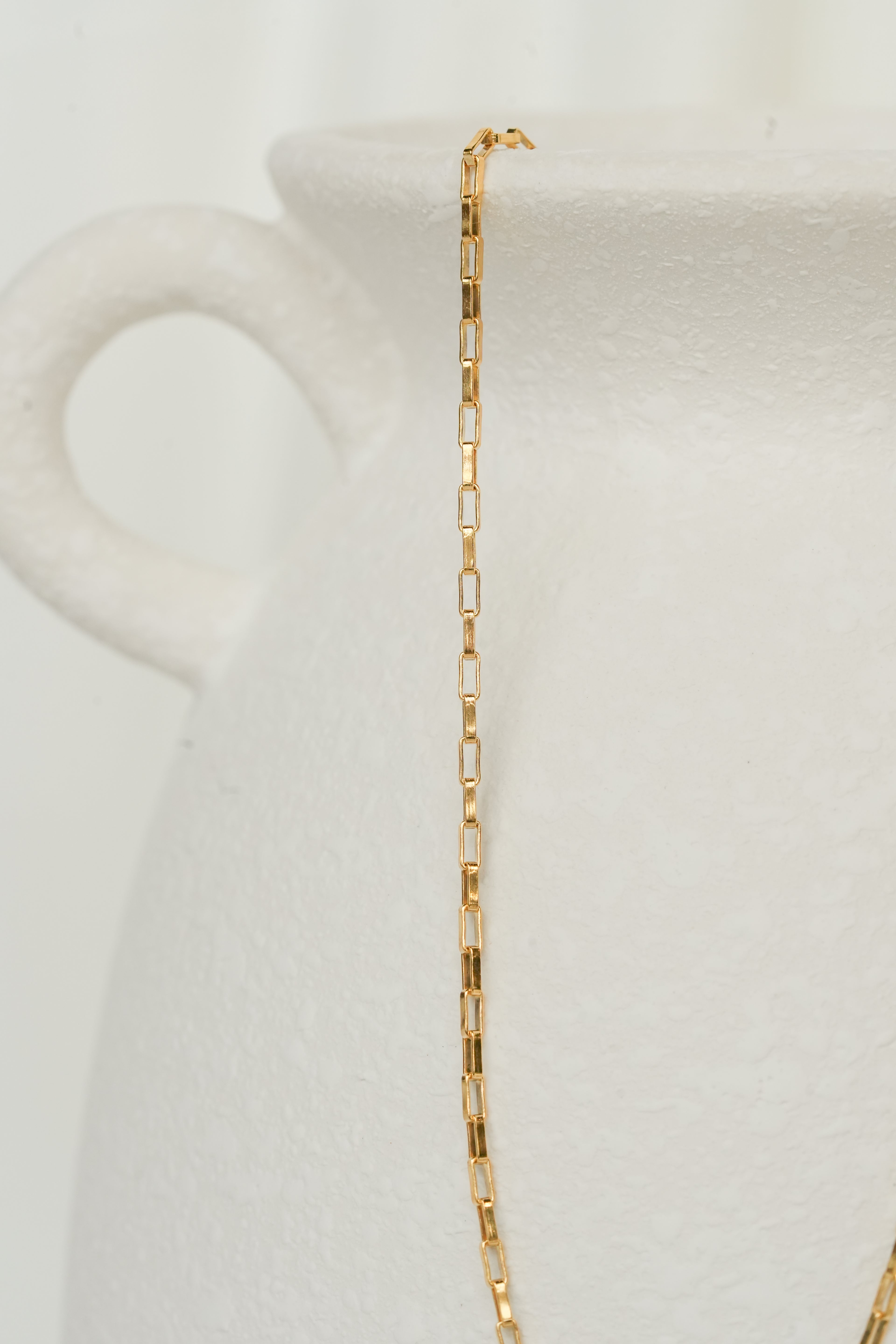 The Block Necklace - 14K Gold Filled