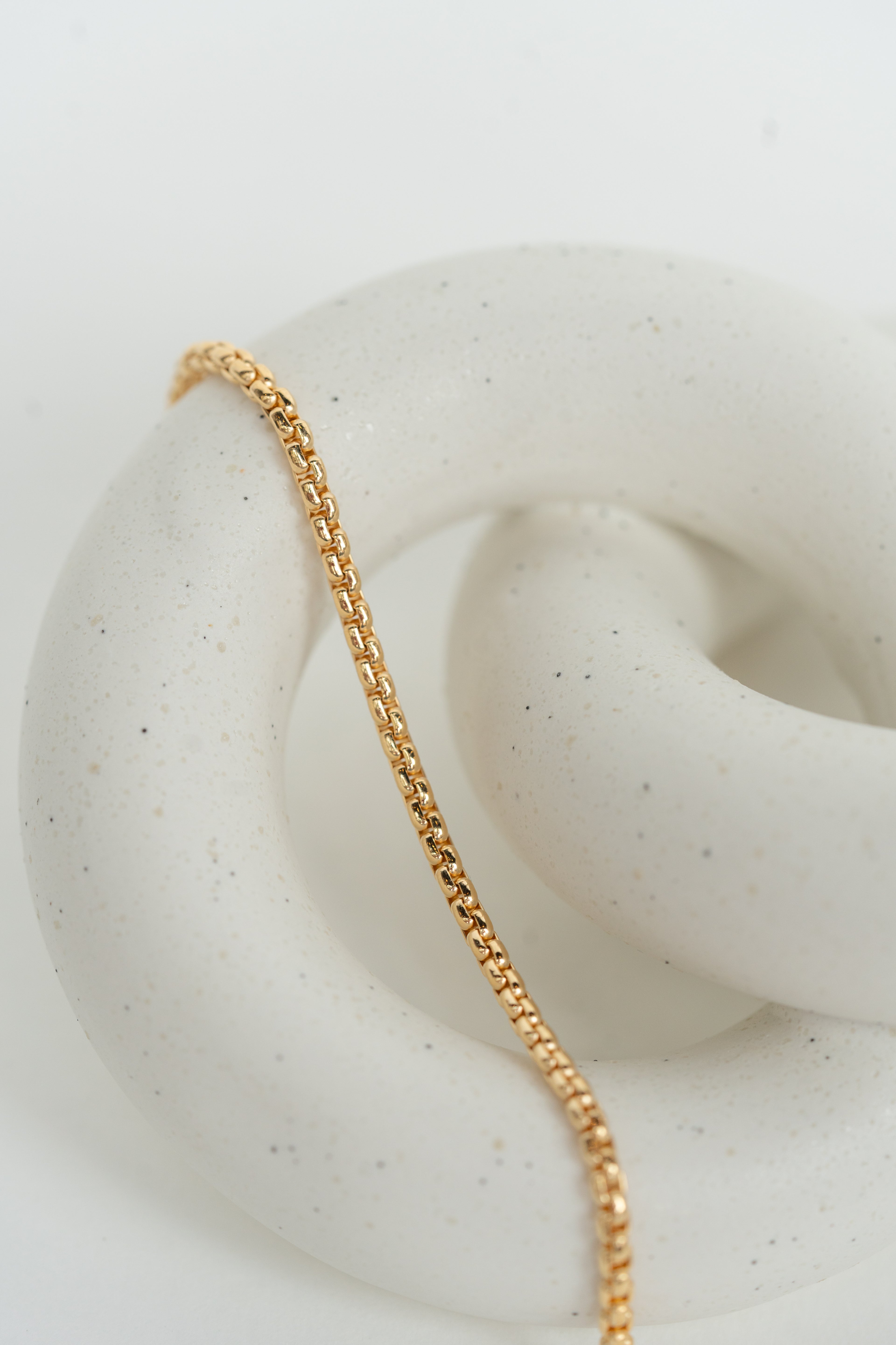 The Box Chain Bracelet - 14K Gold Filled