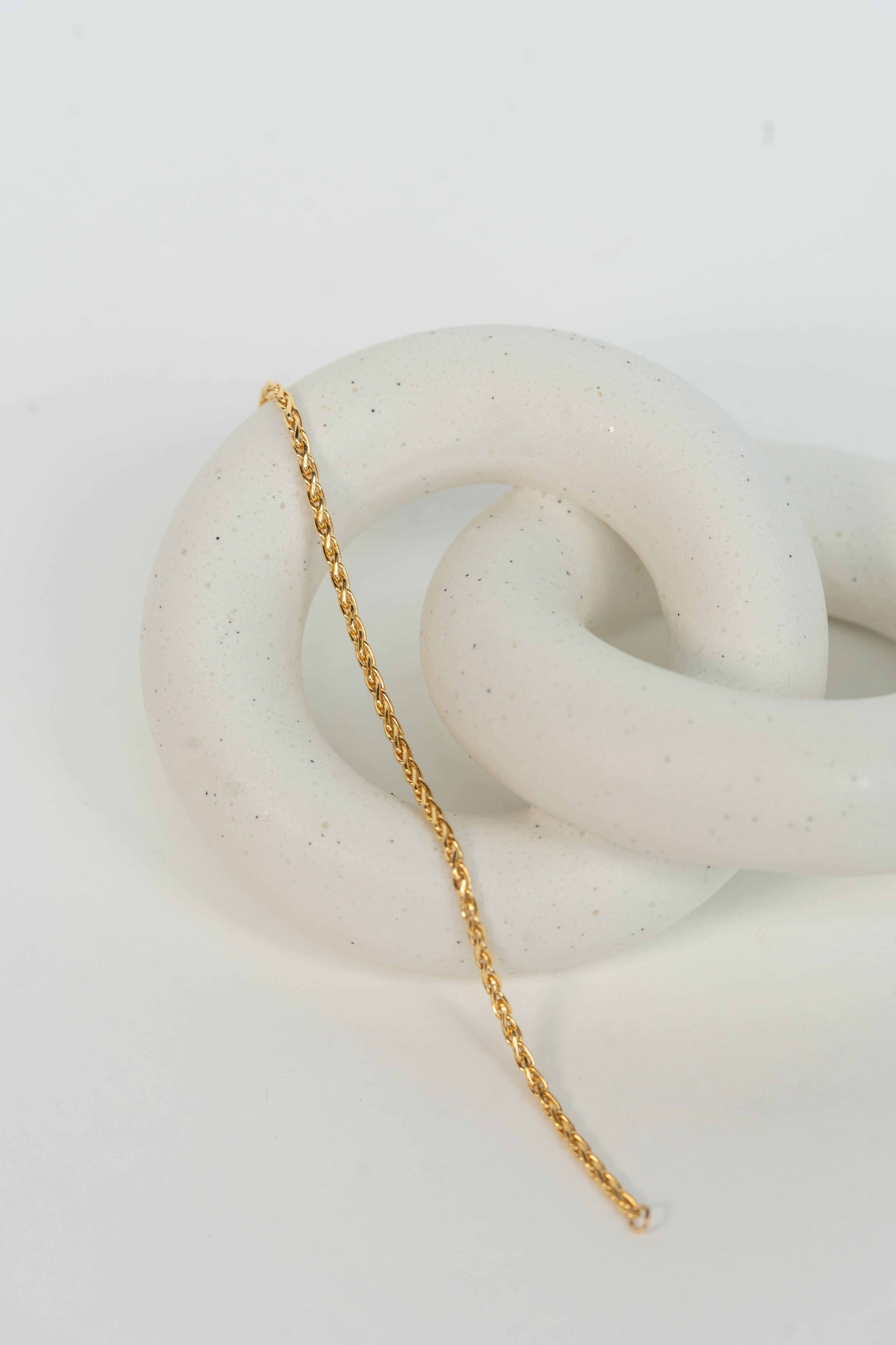 The Gold Wheat Bracelet - 14K Gold Filled