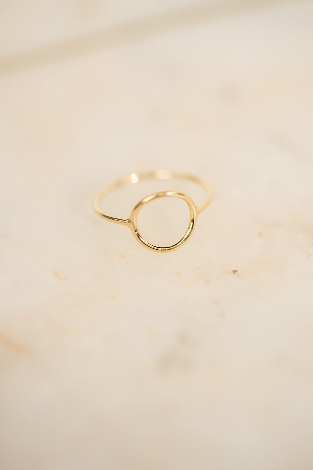 Open Circle Ring - 14K Gold Filled