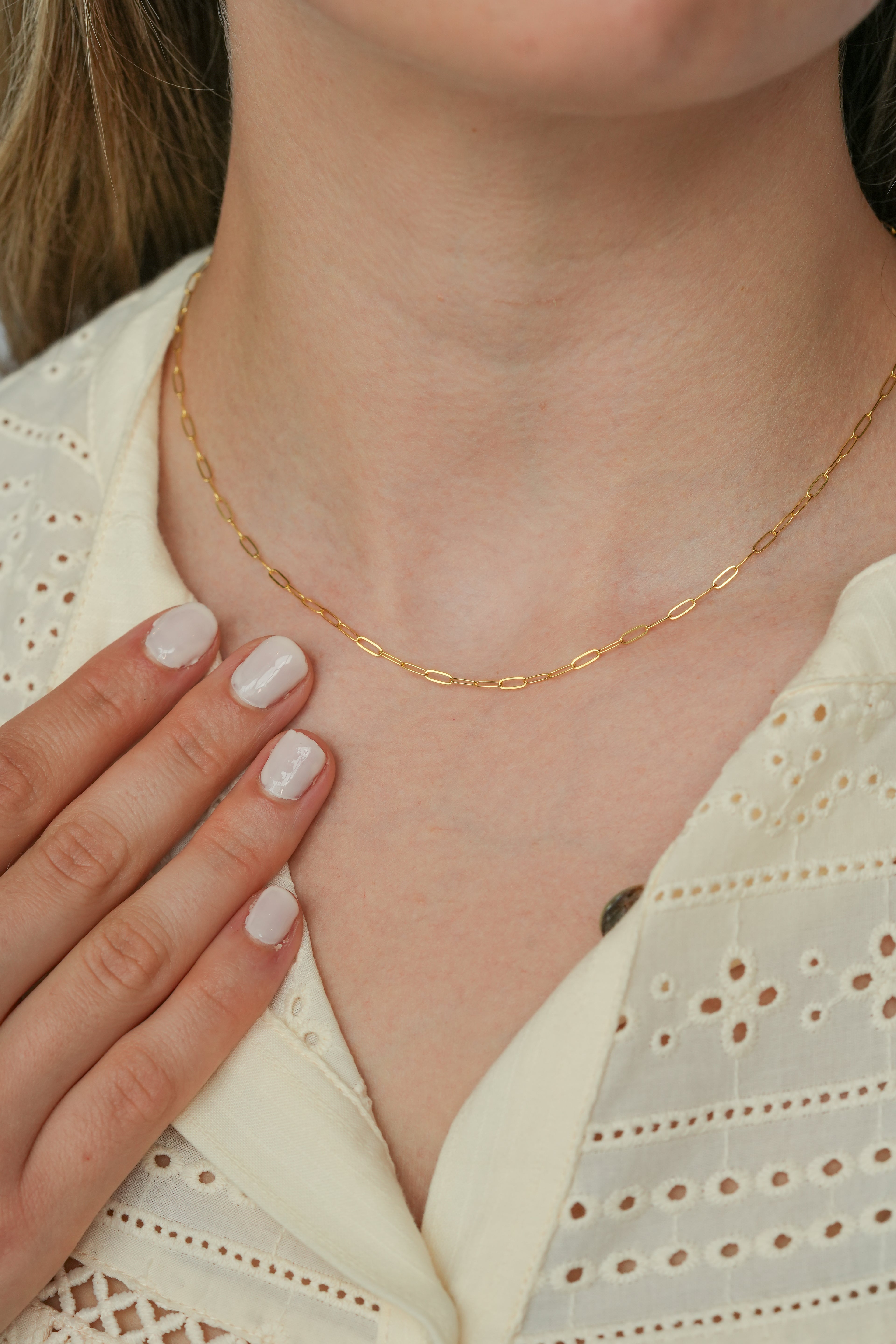 The Skinny Cable Necklace - 14K Gold Filled