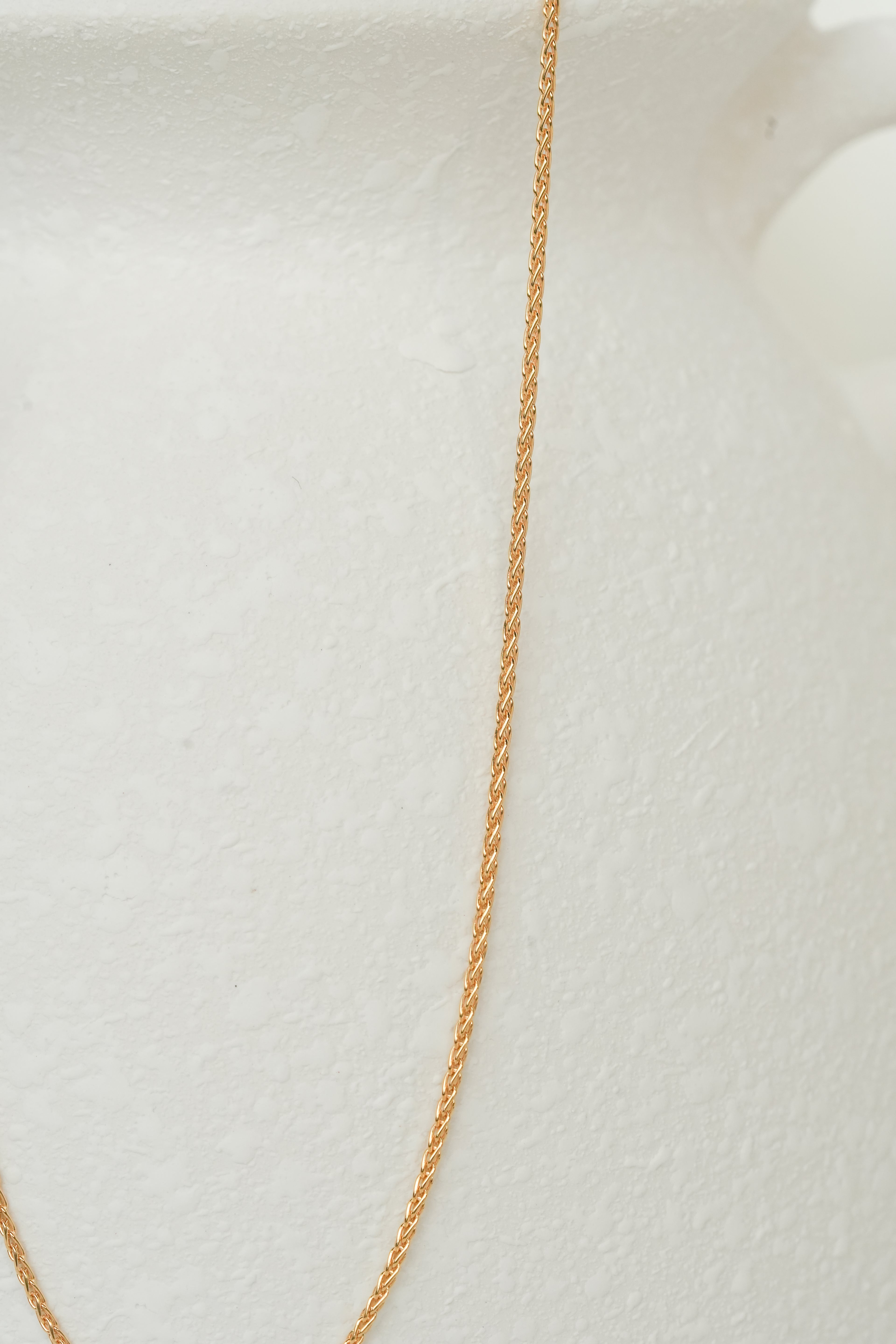 The Skinny Gold Wheat Necklace - 14K Gold Filled