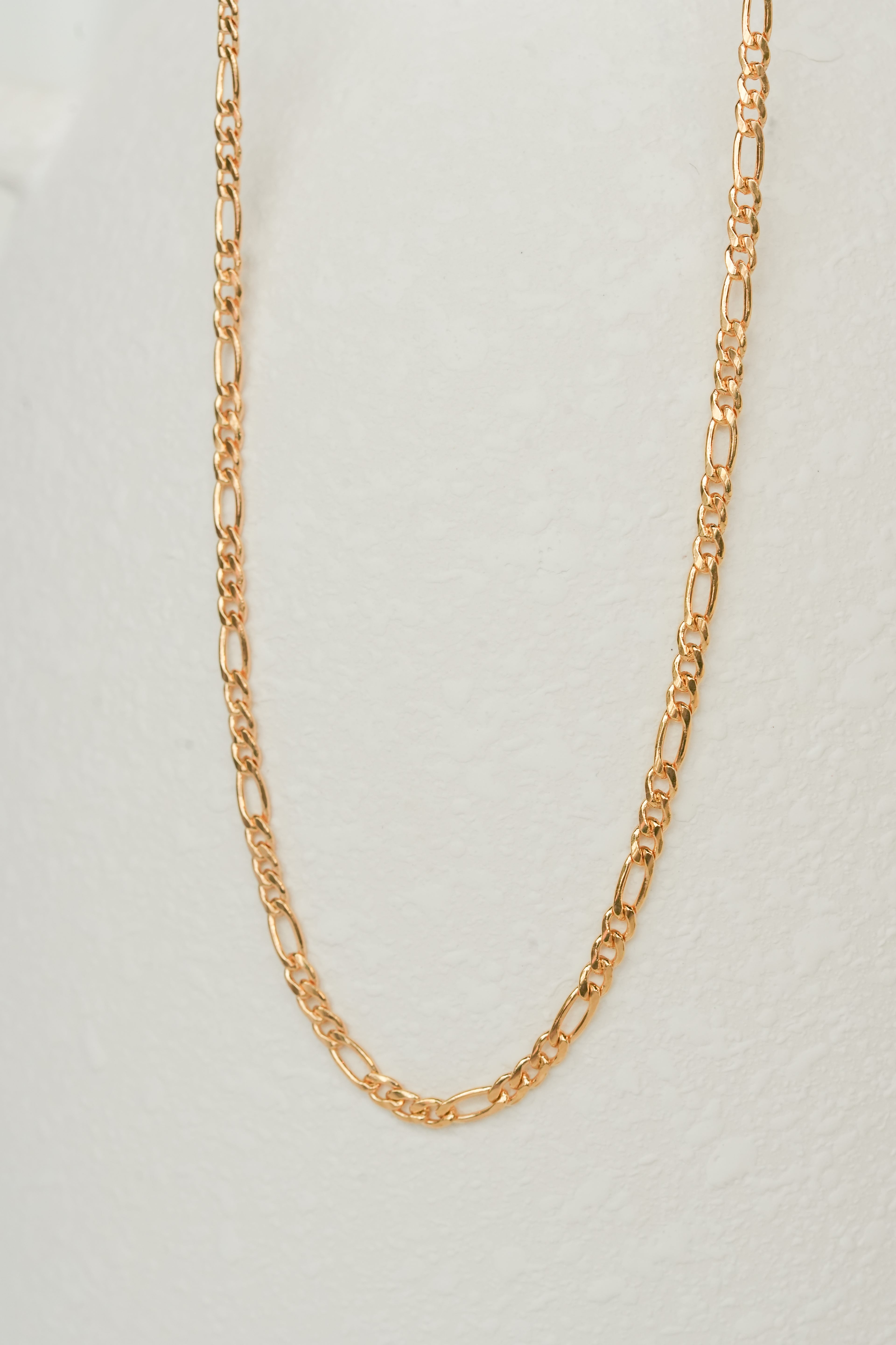 The Thick Figaro Necklace - 14K Gold Filled