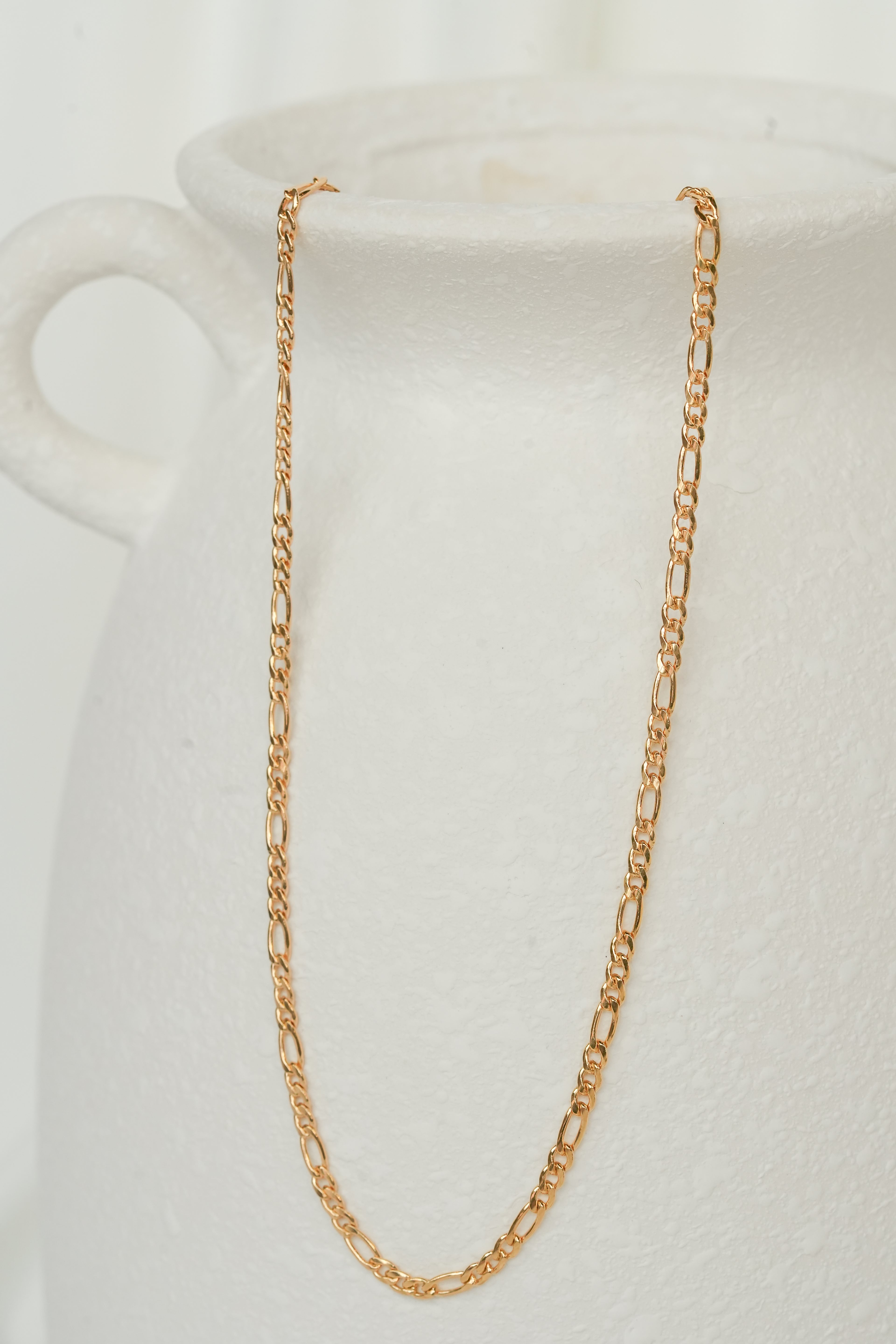 The Thick Figaro Necklace - 14K Gold Filled