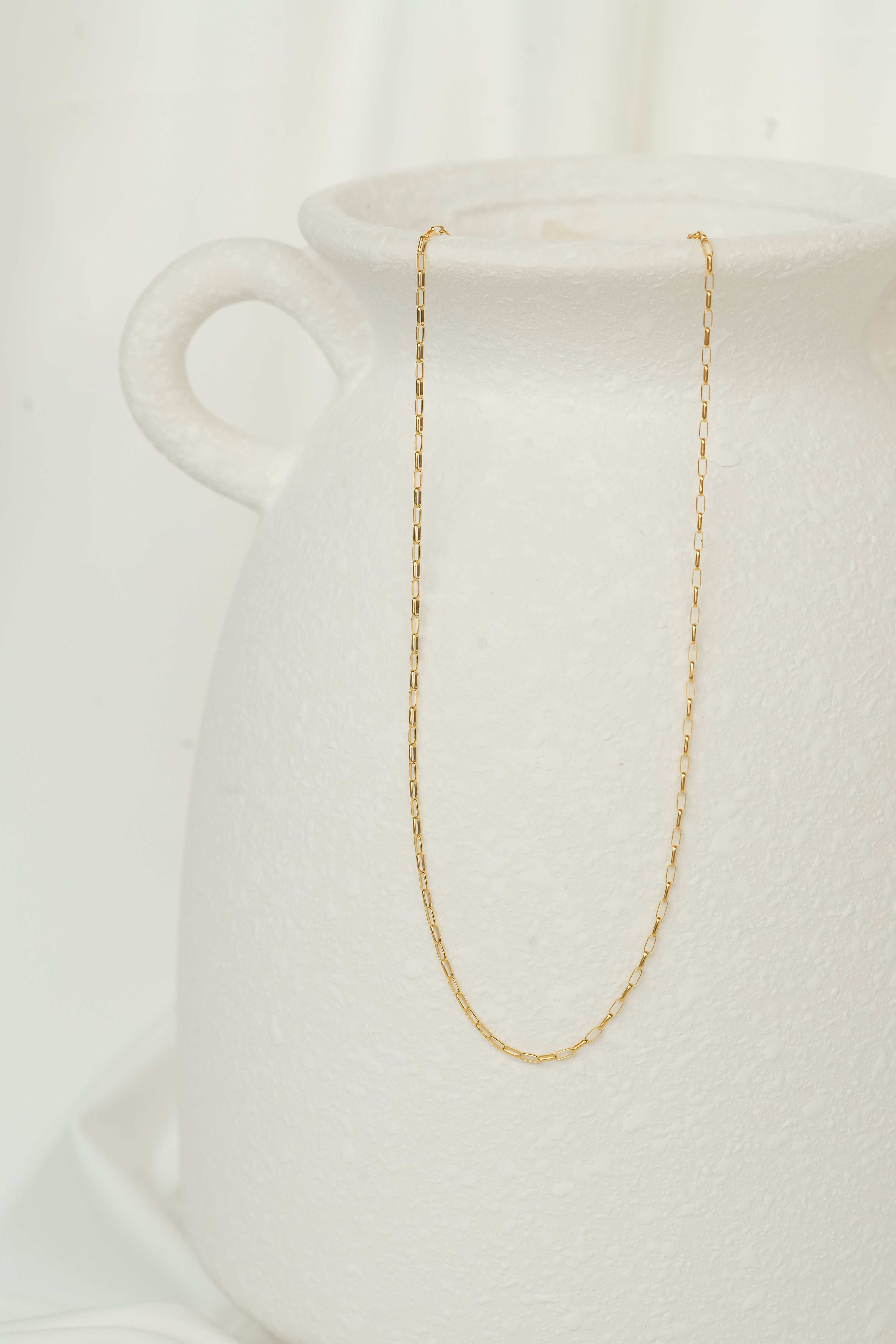 The Tiny Block Necklace - 14K Gold Filled