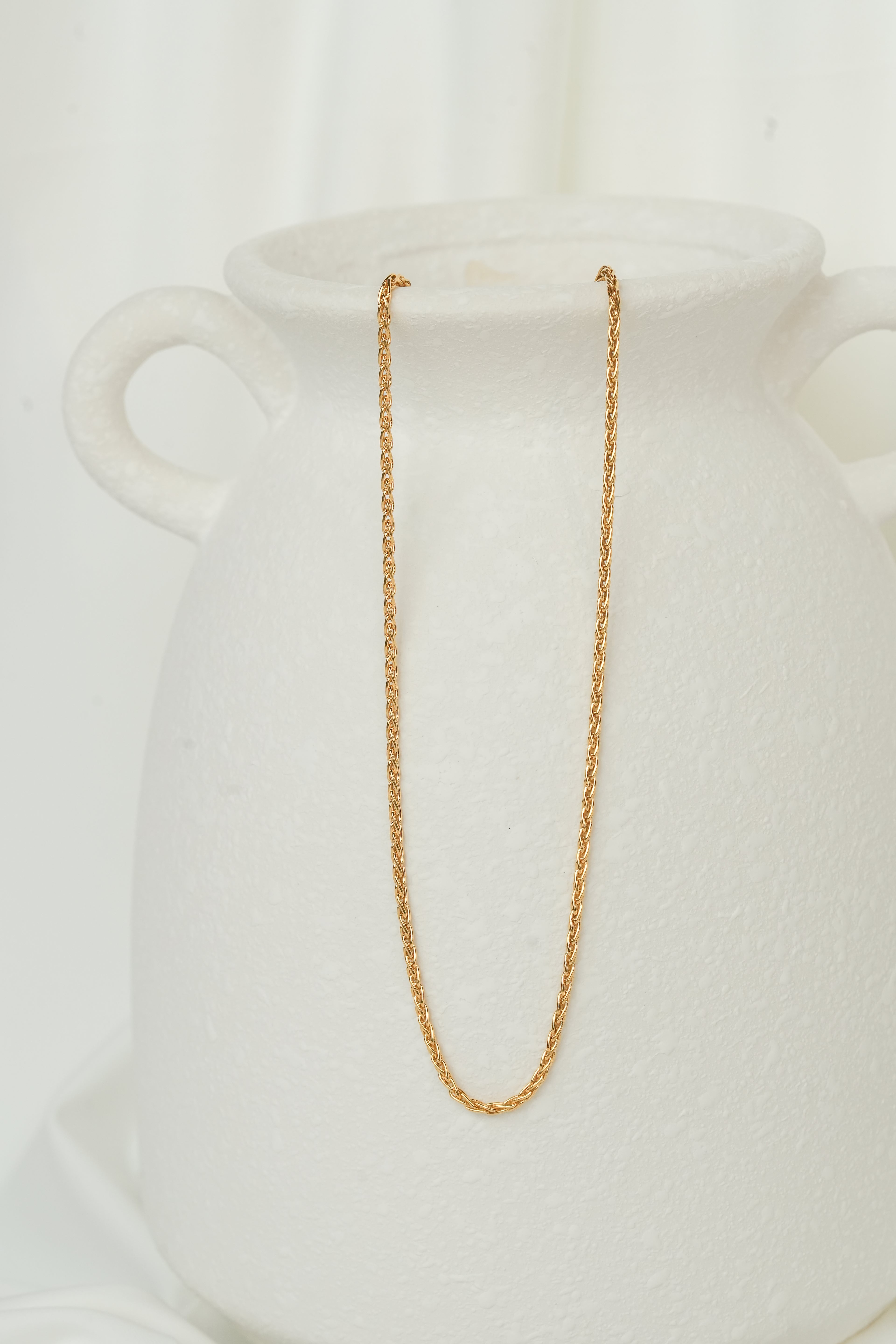 The Gold Wheat Necklace - 14K Gold Filled