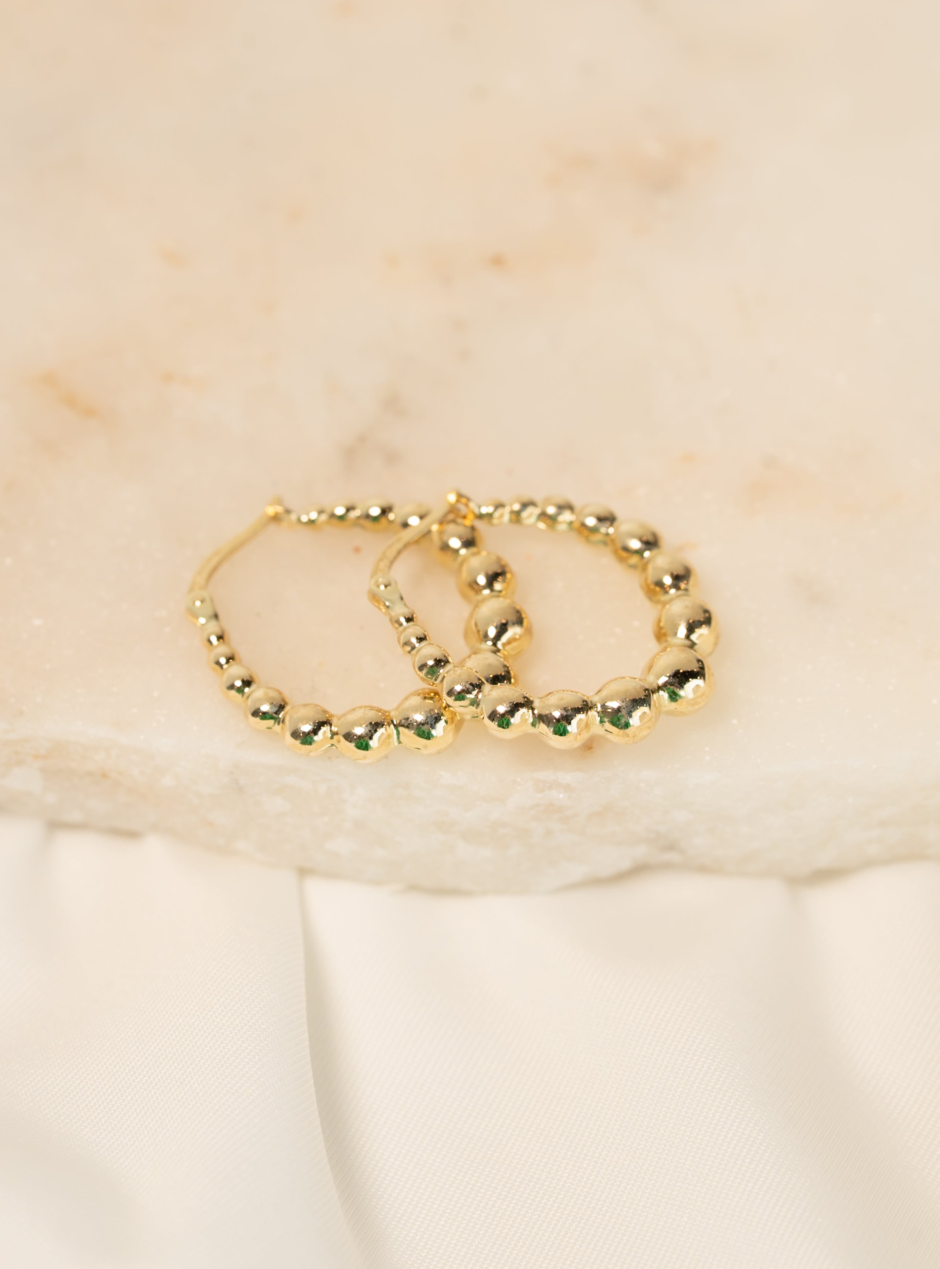 Puff Beaded Earrings