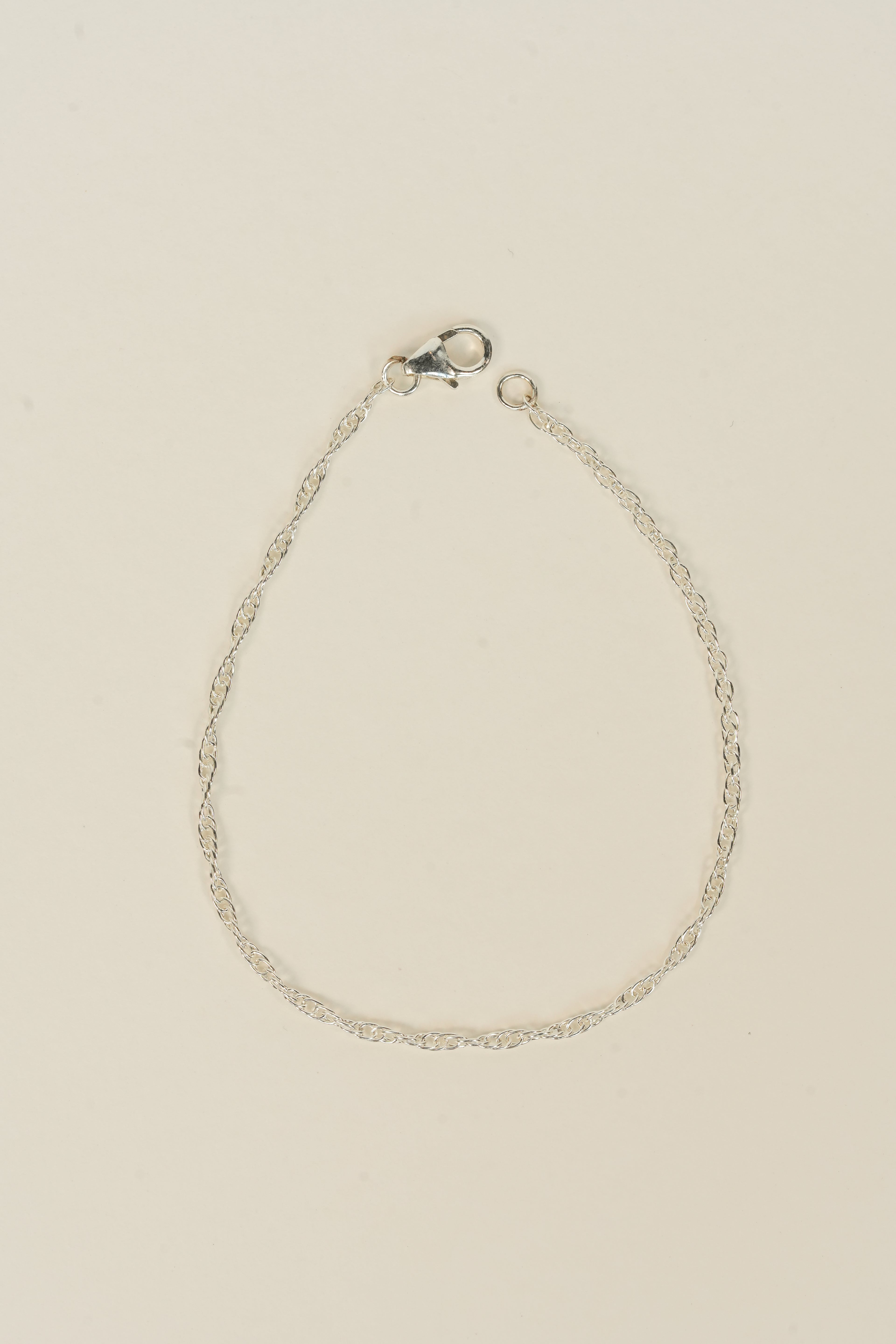 The Double Rope Bracelet - Sterling Silver