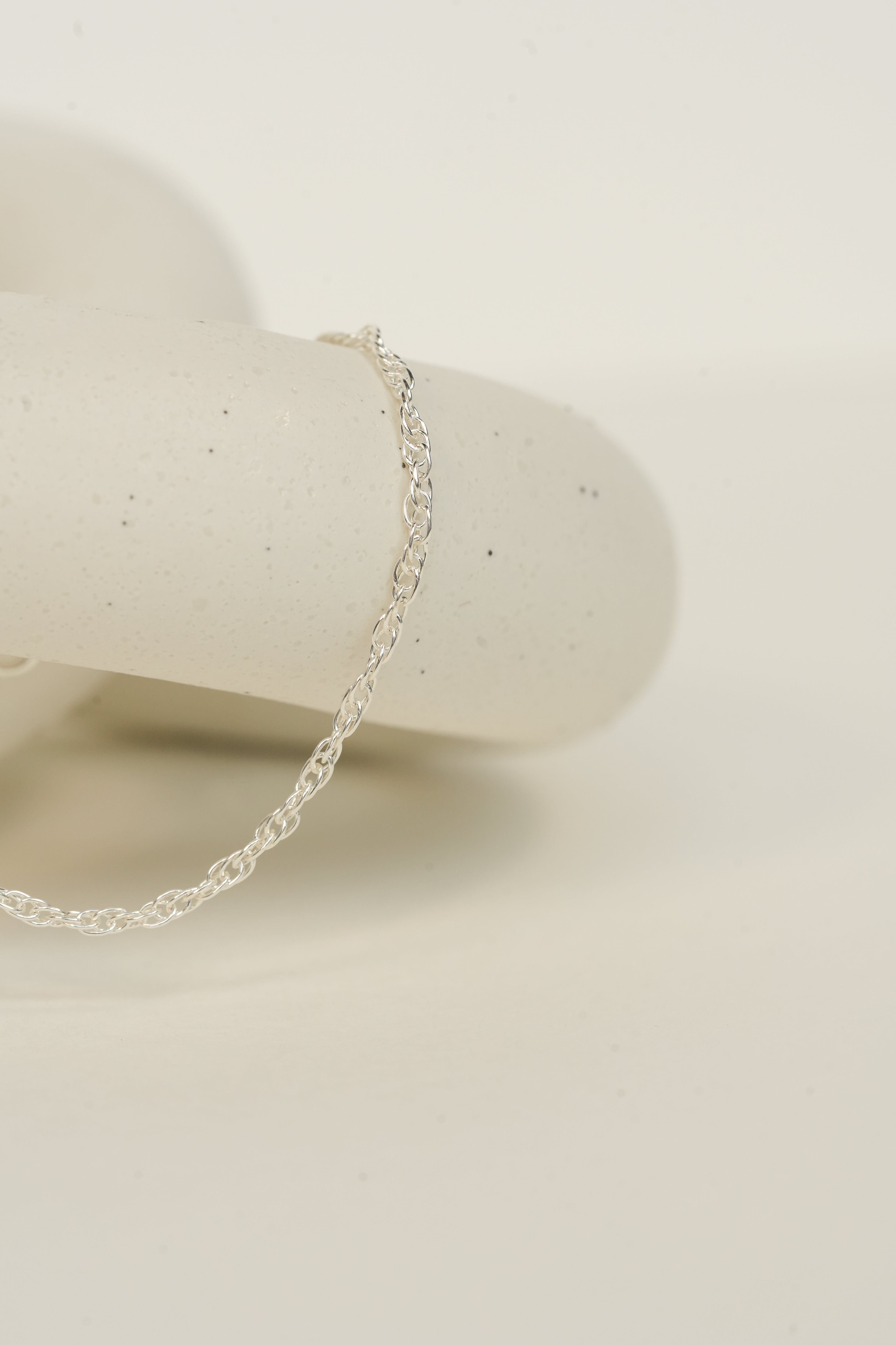 The Double Rope Bracelet - Sterling Silver