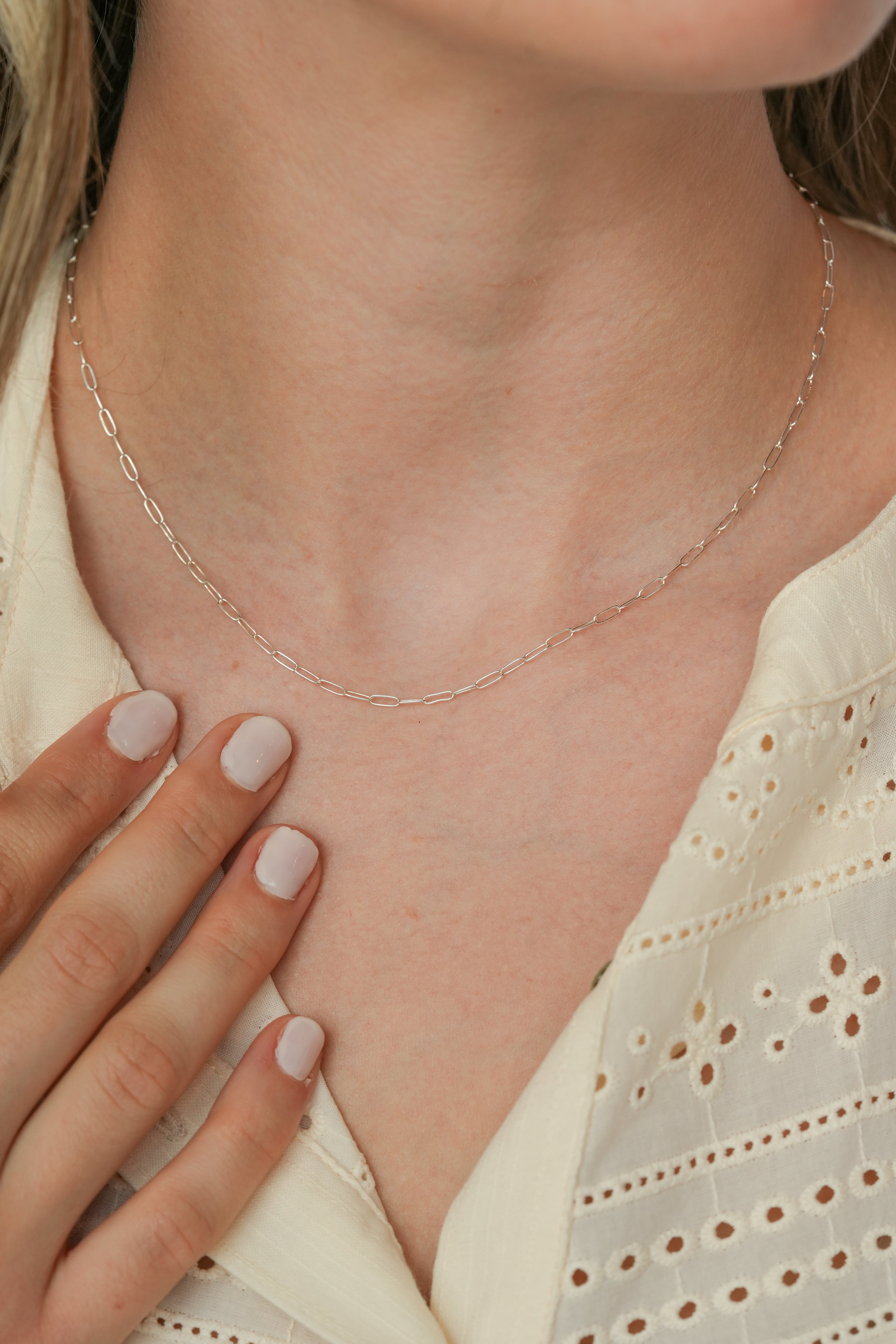 The Skinny Cable Necklace - Sterling Silver