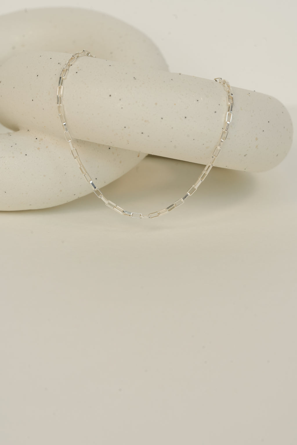 The Tiny Block Bracelet - Sterling Silver