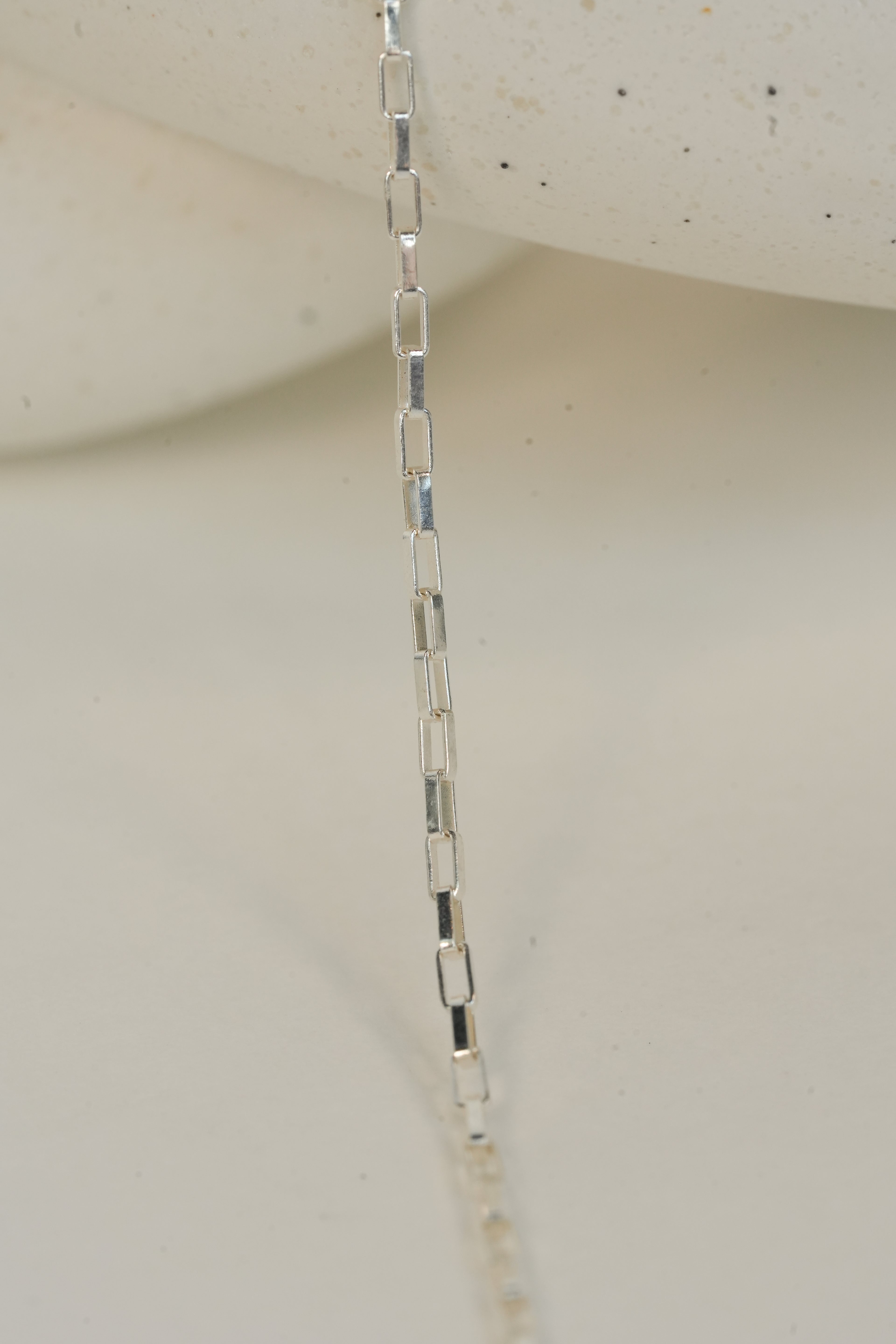 The Tiny Block Bracelet - Sterling Silver