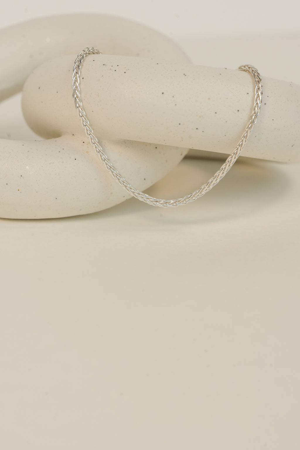 The Silver Wheat Bracelet - Sterling Silver