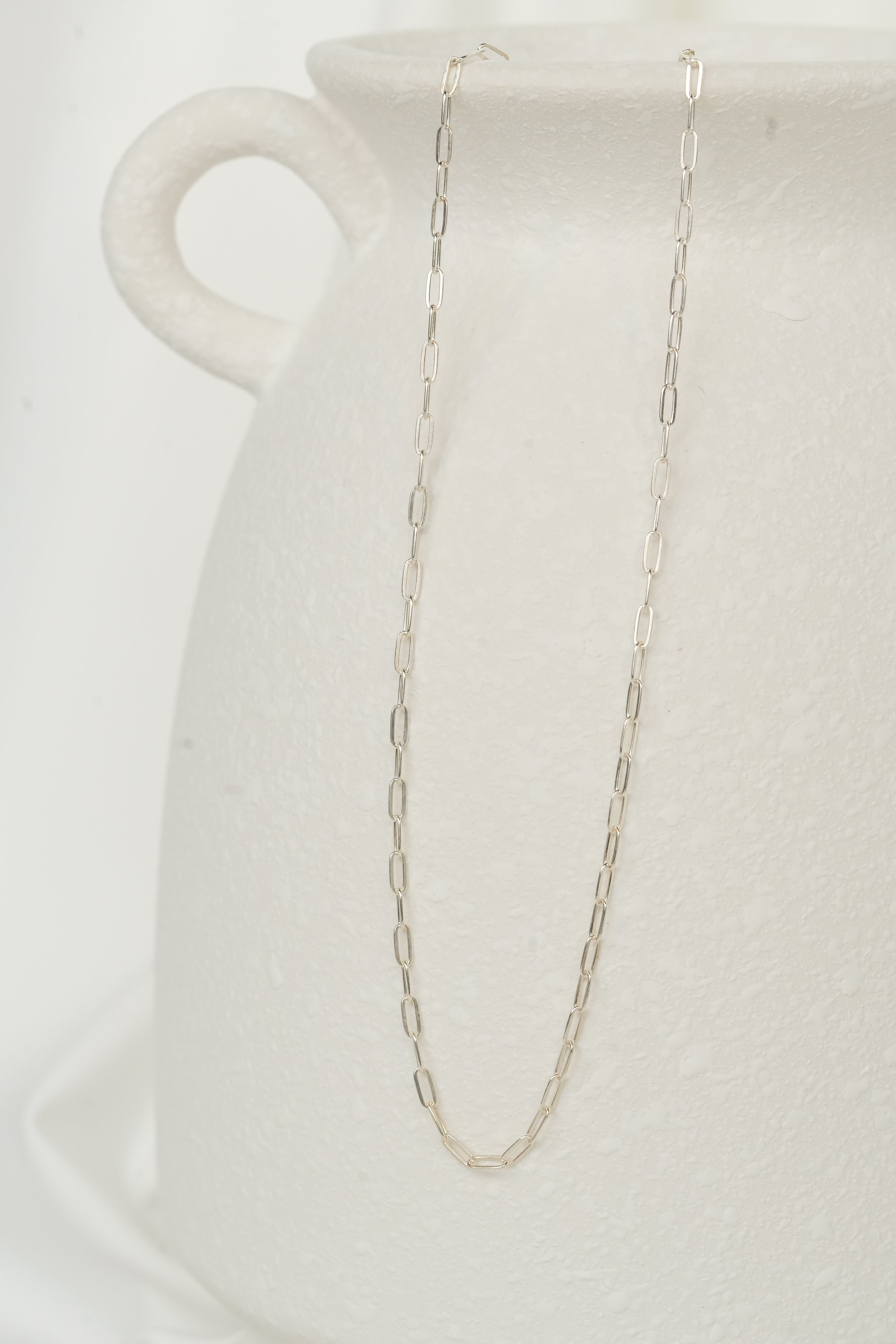The Cable Chain Necklace - Sterling Silver